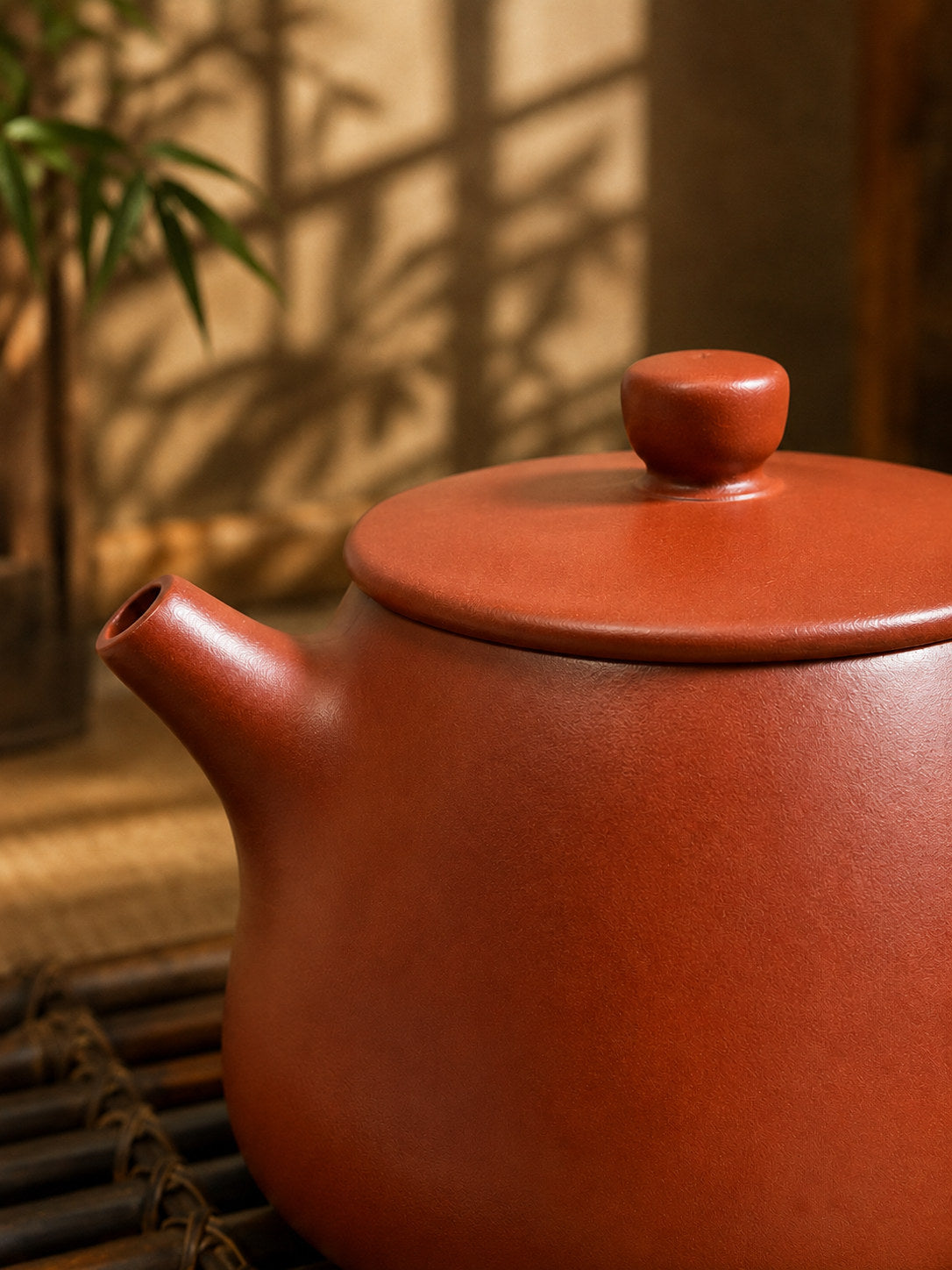Handmade Tall Shipiao Yixing Zisha Teapot – Dahongpao Clay, 160ml
