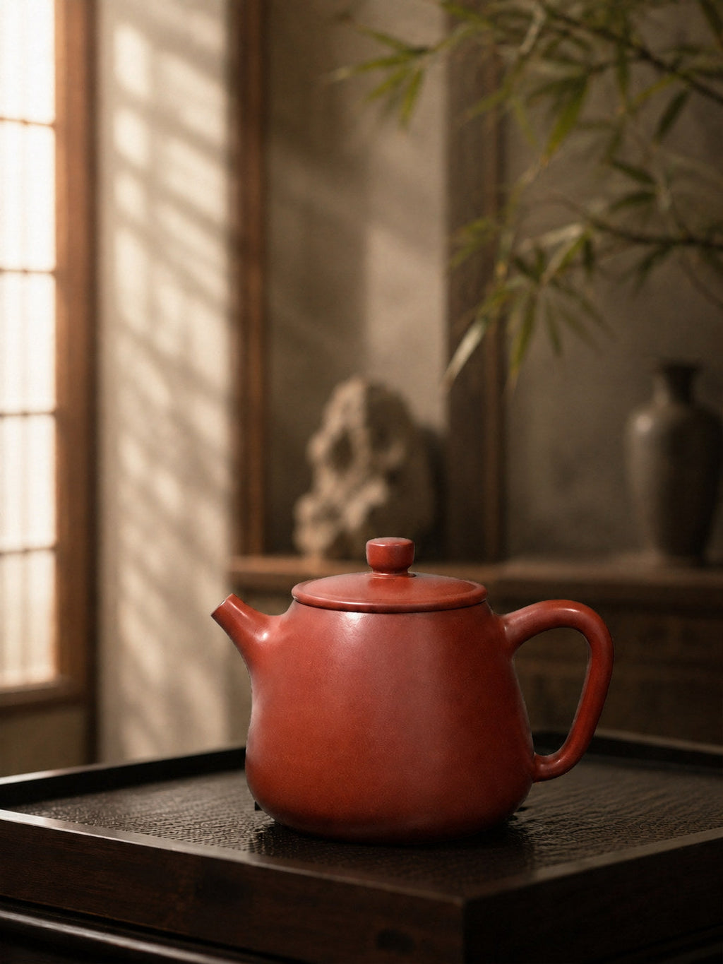 Handmade Tall Shipiao Yixing Zisha Teapot – Dahongpao Clay, 160ml