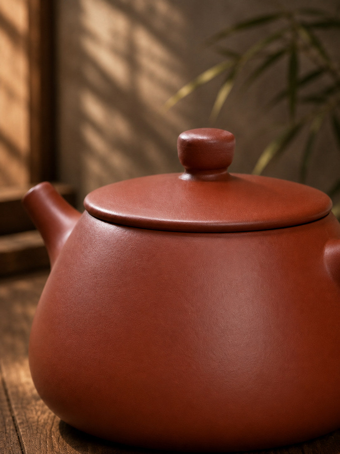 Handmade Flat-Lid Shipiao Yixing Zisha Teapot – Dahongpao Clay, 180ml