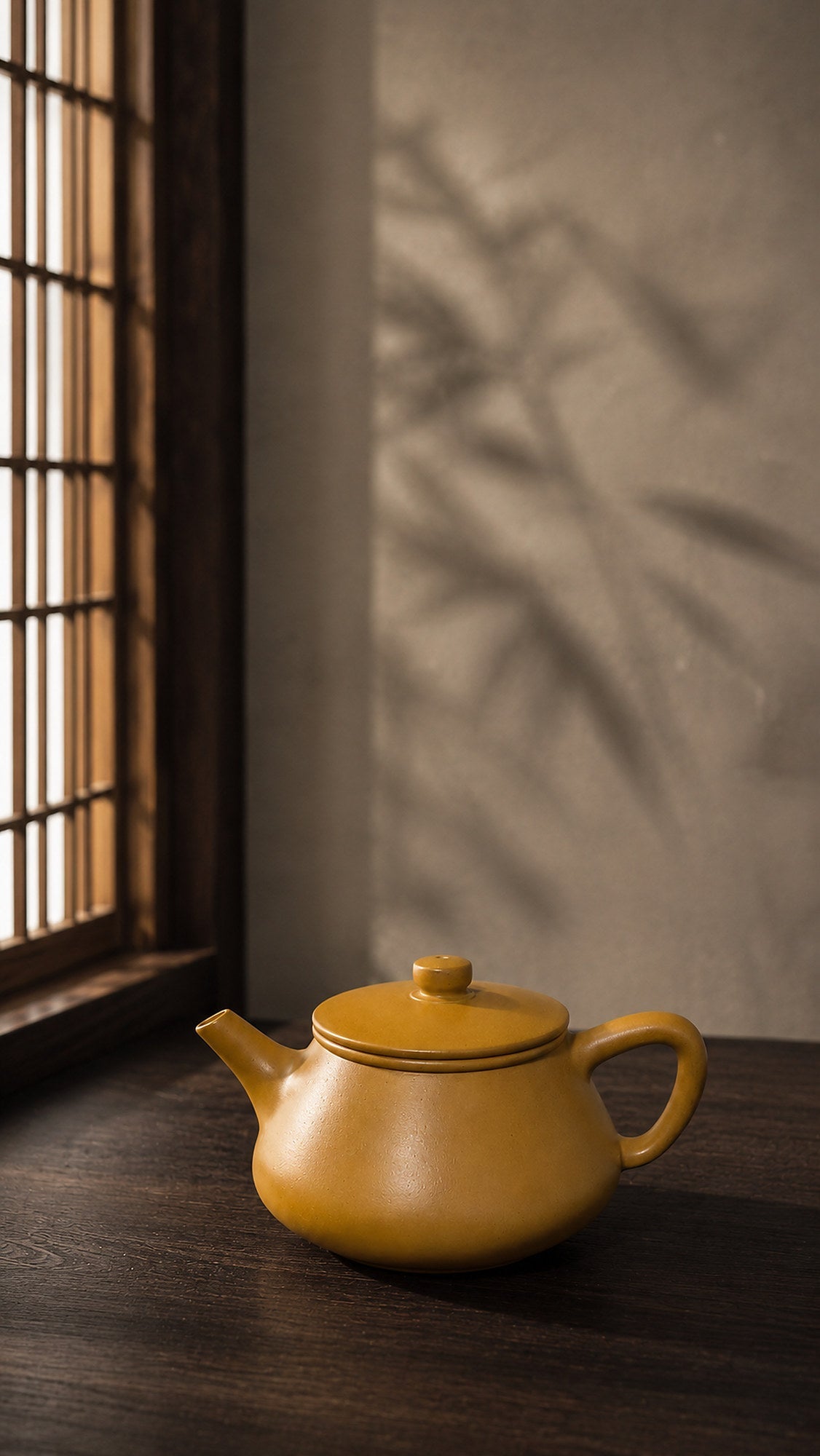 Shipiao Yixing Zisha Teapot – Golden Duanni Clay, 140ml