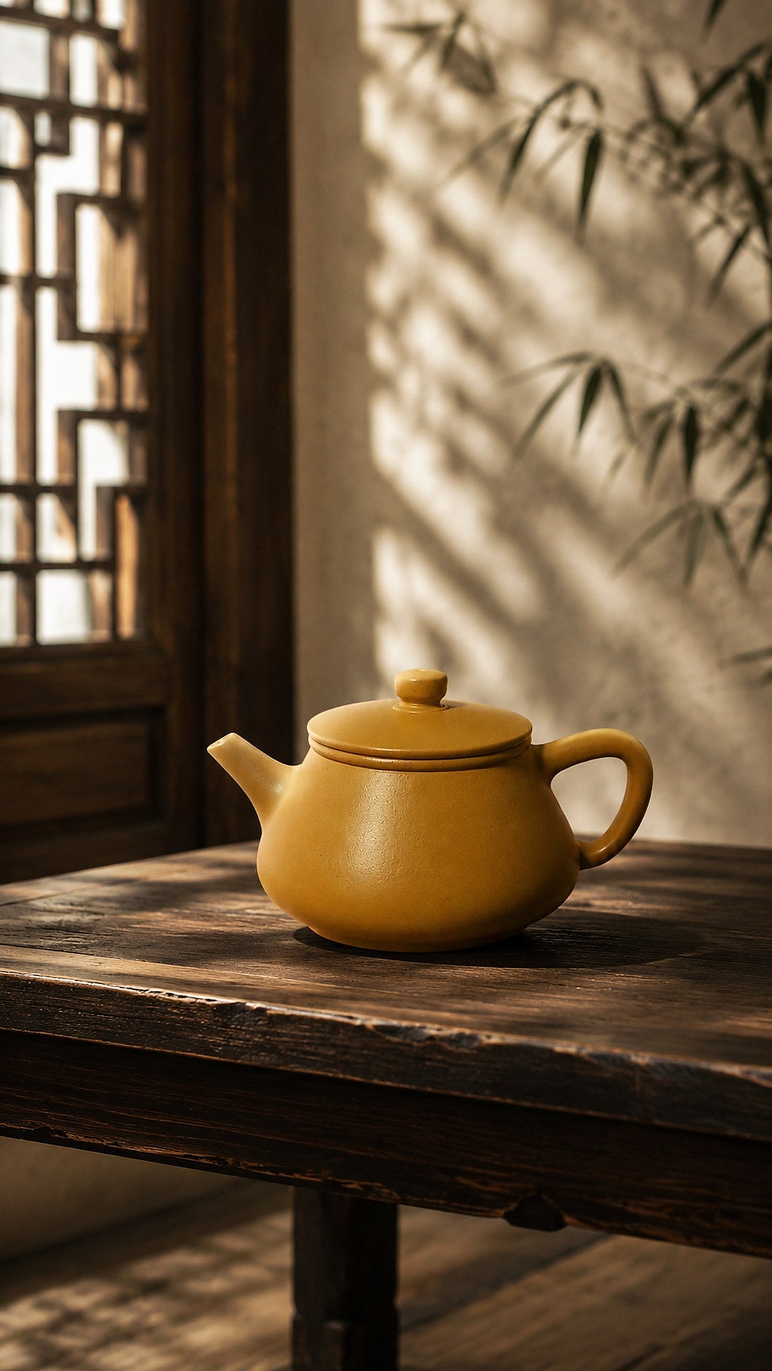 Shipiao Yixing Zisha Teapot – Golden Duanni Clay, 140ml