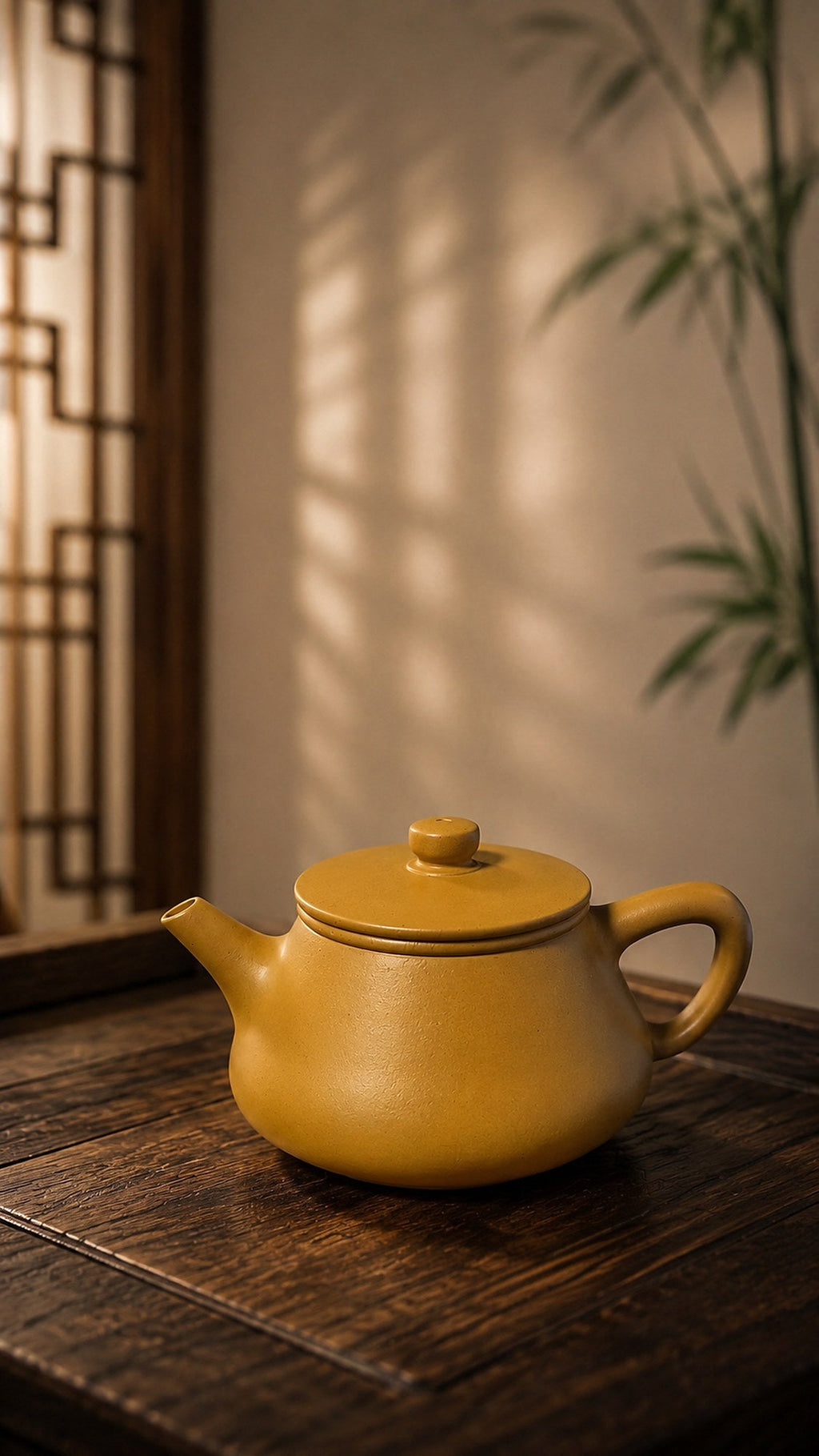 Shipiao Yixing Zisha Teapot – Golden Duanni Clay, 140ml