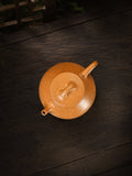 Handmade Jingzhou Shipiao Yixing Zisha Teapot – Golden Duanni Clay, 90ml