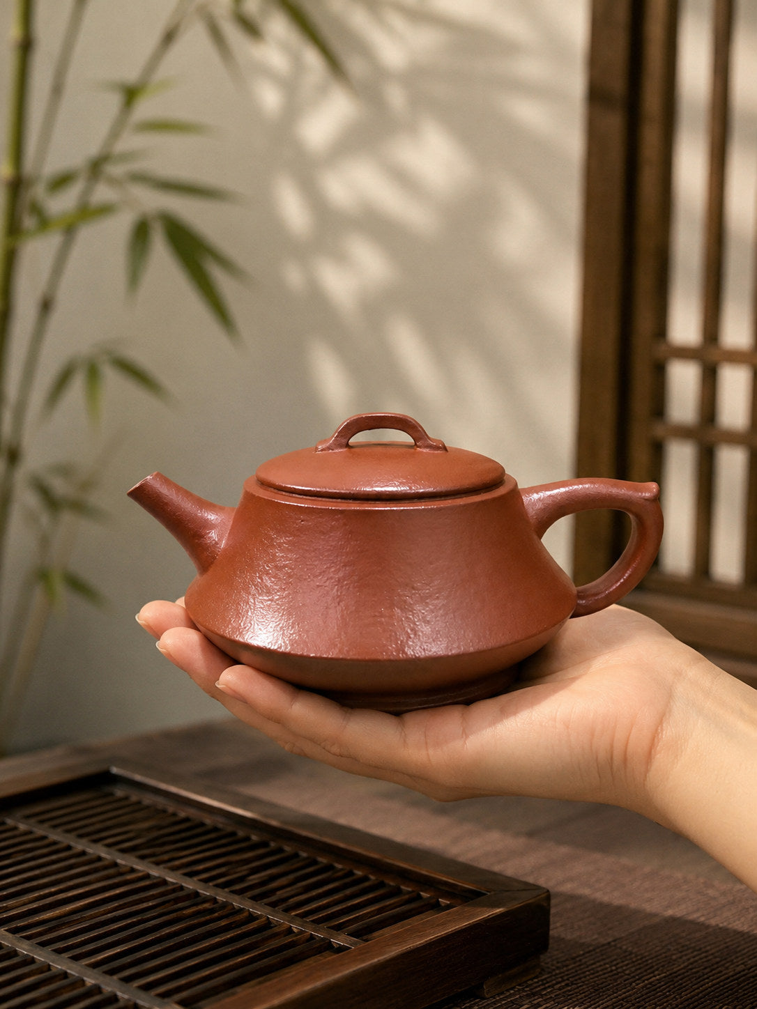 Handmade Shipiao Yixing Zisha Teapot – Jiangponi Clay, 200ml