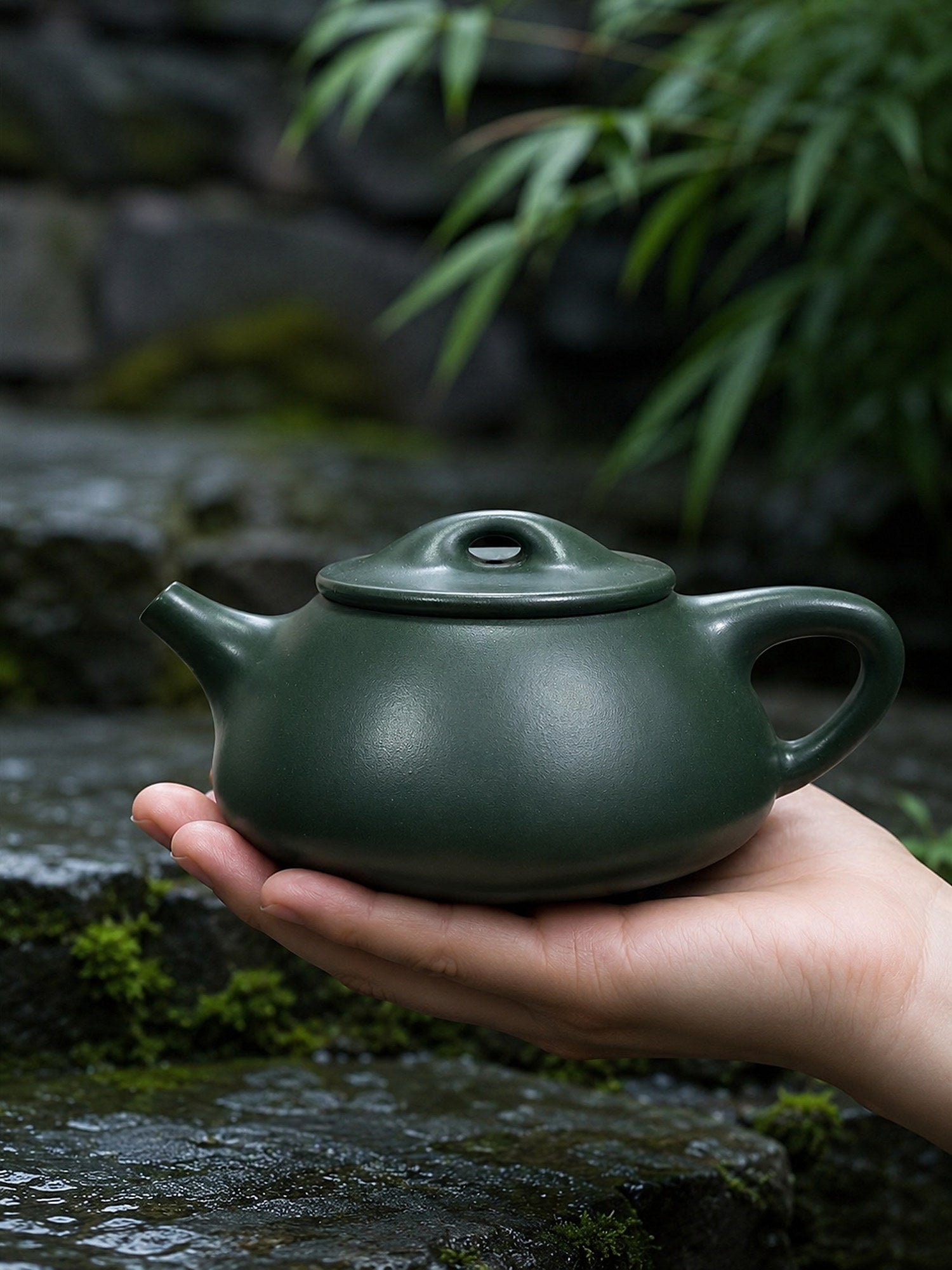 Handmade Jingzhou Shipiao Yixing Zisha Teapot – Luni Clay, 180ml
