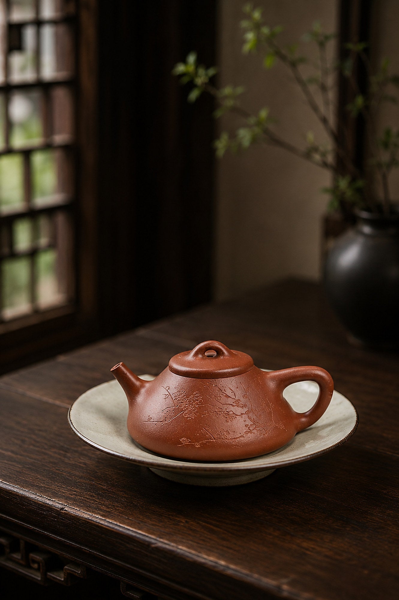 Ziye Shipiao Yixing Zisha Teapot – Red Jiangponi Clay, 90ml