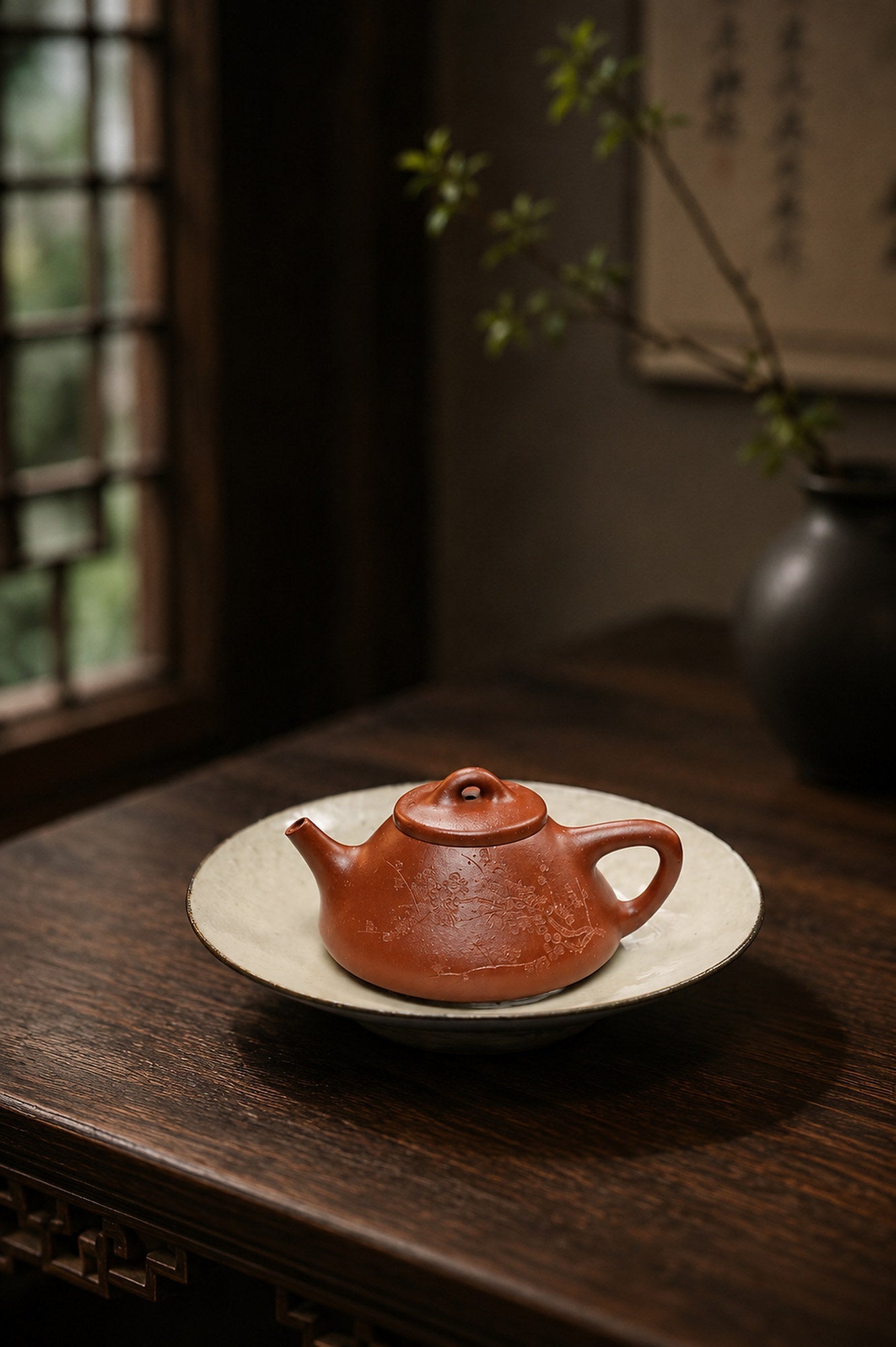 Ziye Shipiao Yixing Zisha Teapot – Red Jiangponi Clay, 90ml
