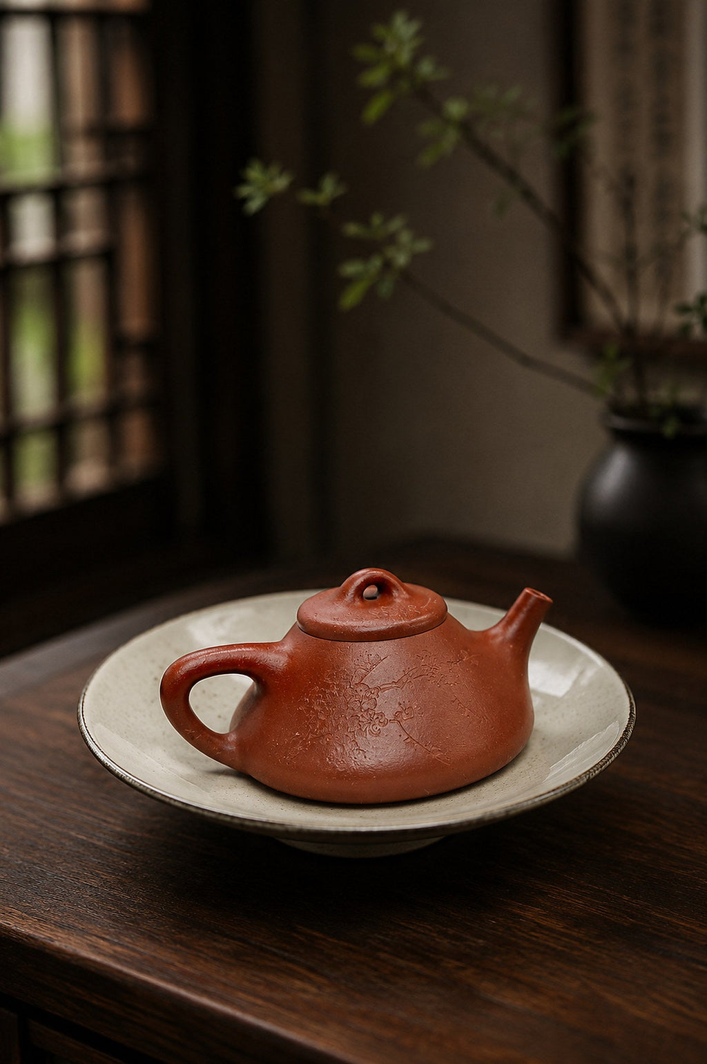 Ziye Shipiao Yixing Zisha Teapot – Red Jiangponi Clay, 90ml