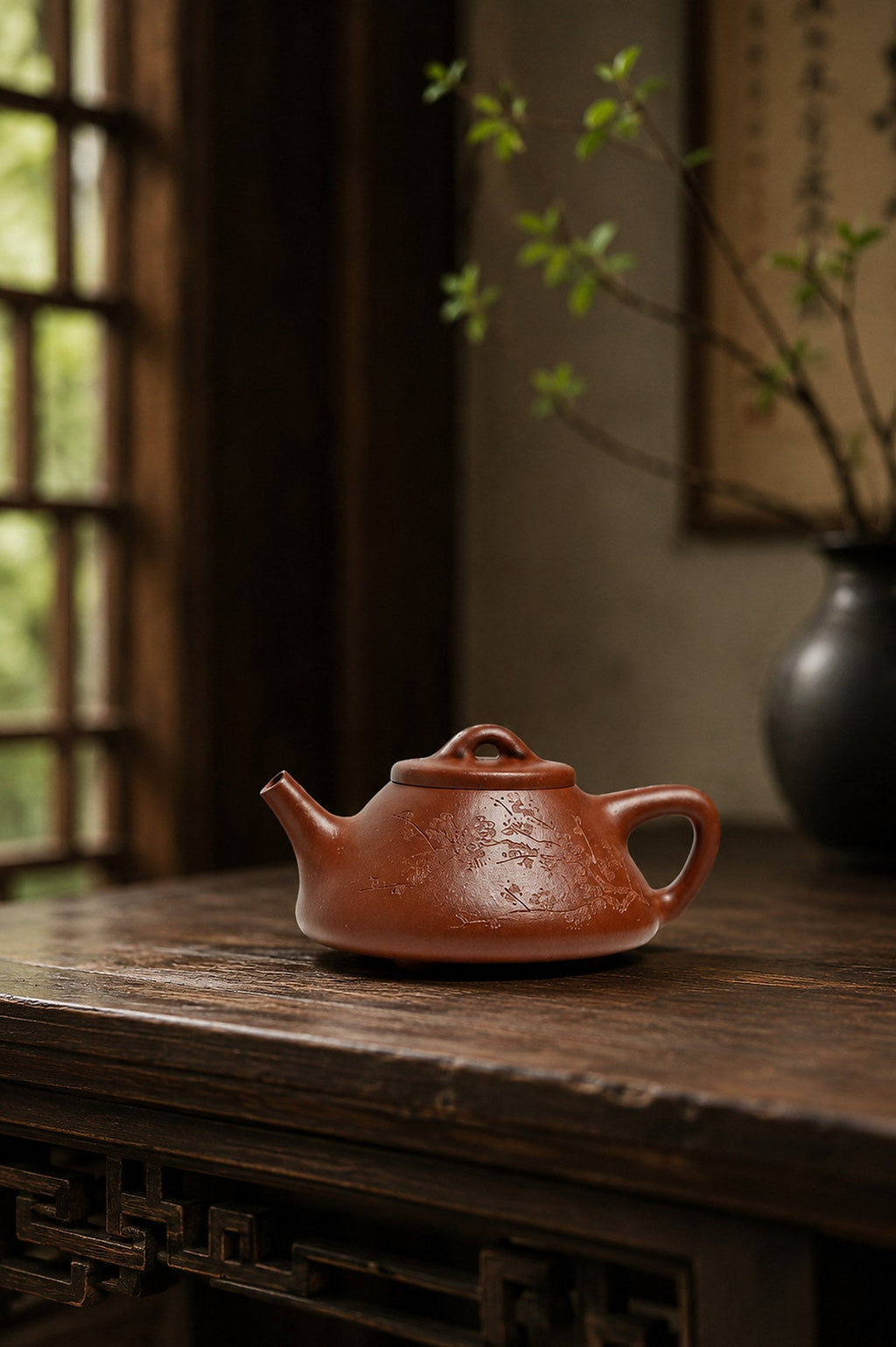 Ziye Shipiao Yixing Zisha Teapot – Red Jiangponi Clay, 90ml
