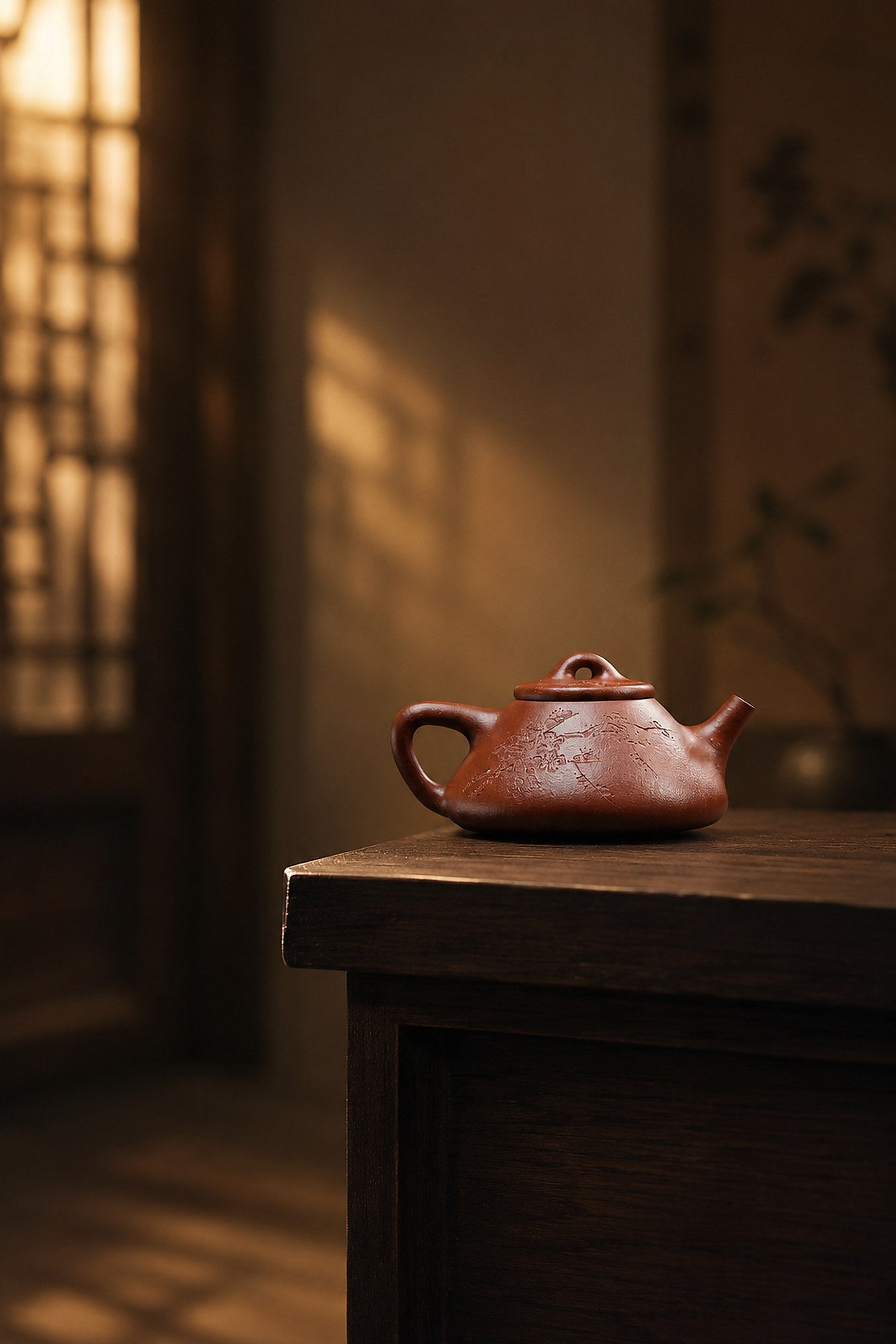 Ziye Shipiao Yixing Zisha Teapot – Red Jiangponi Clay, 90ml