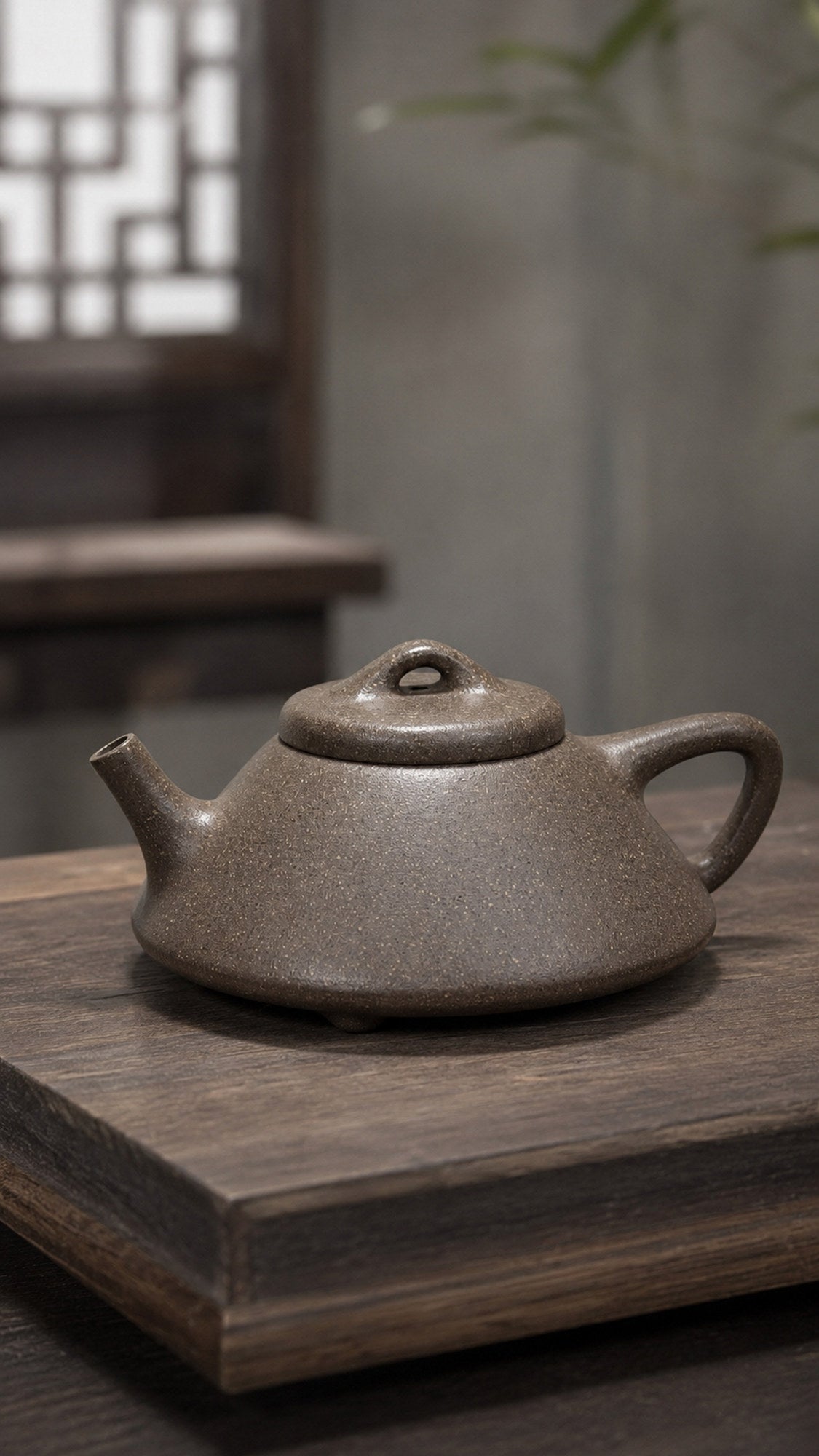 Handmade Shipiao Yixing Zisha Teapot – Tianqingni Clay, 130ml