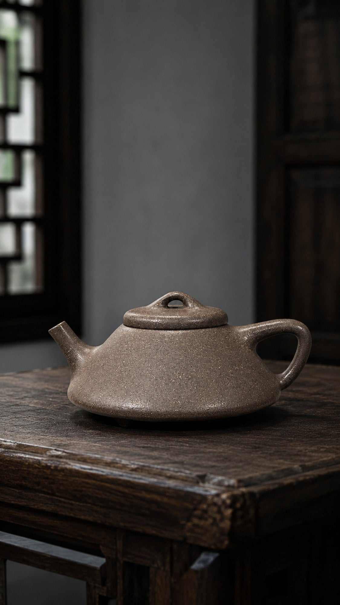 Handmade Shipiao Yixing Zisha Teapot – Tianqingni Clay, 130ml