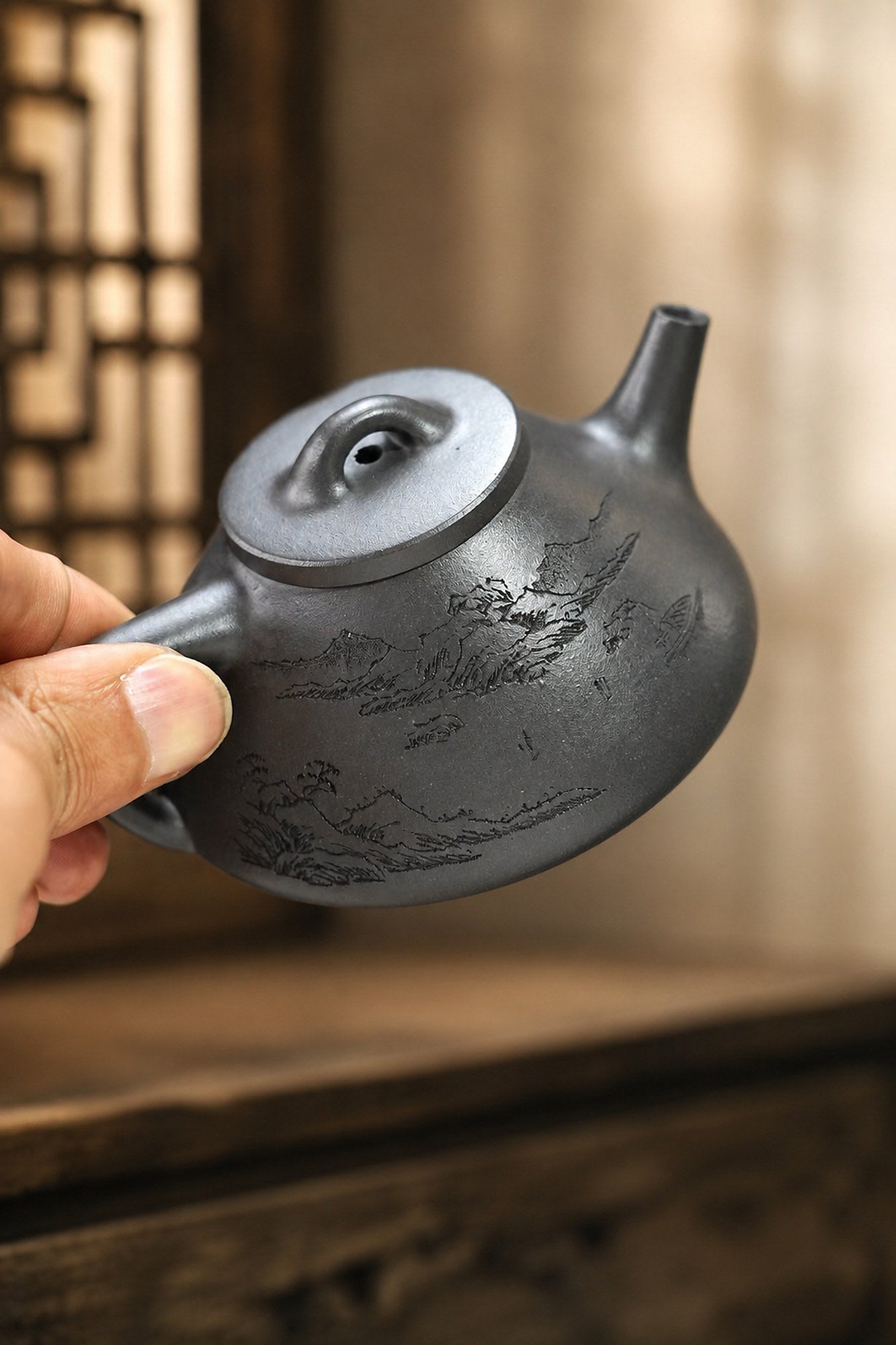 Ziye Shipiao Yixing Zisha Teapot – Tianqingni Clay, 150ml