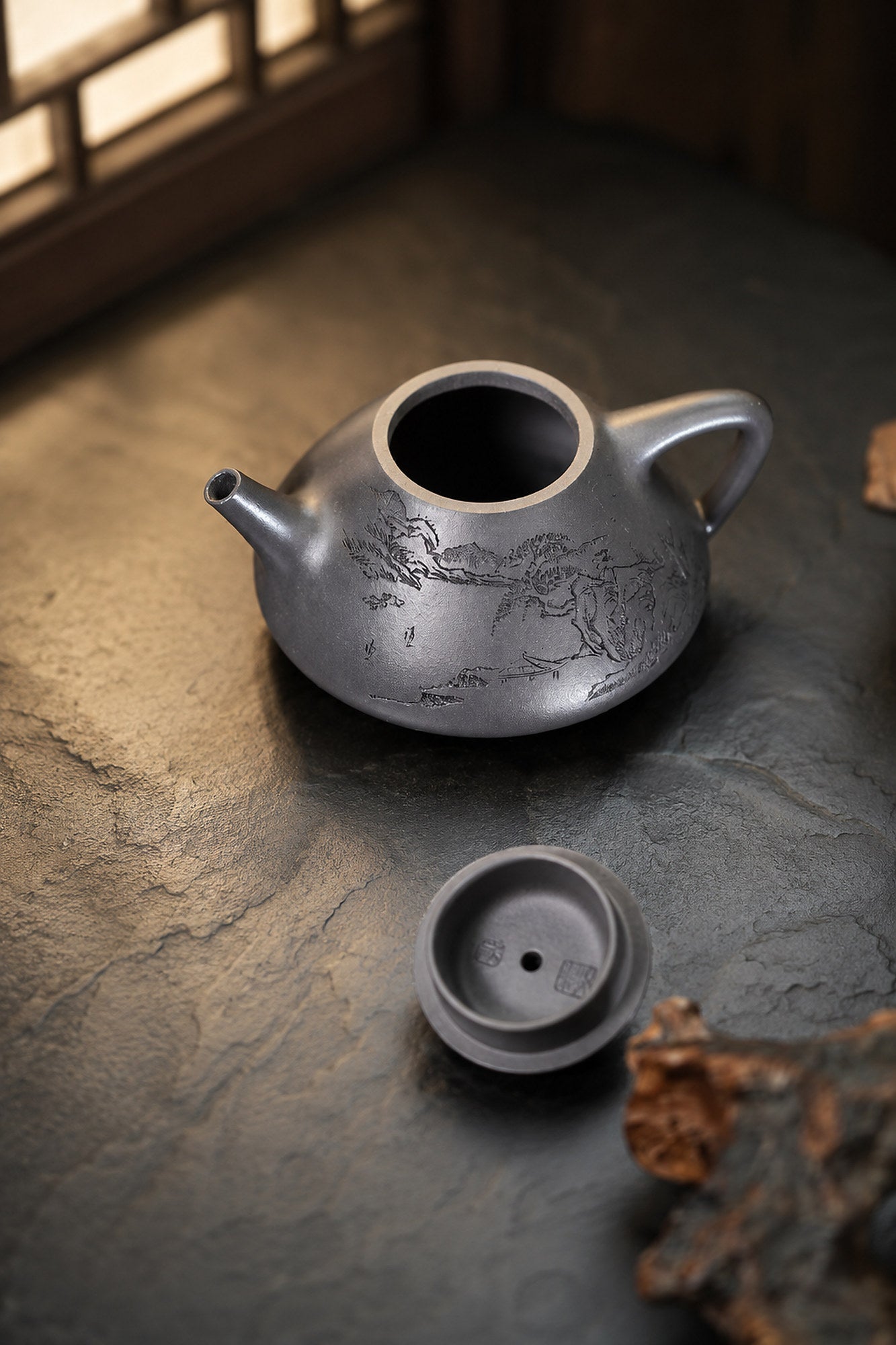 Ziye Shipiao Yixing Zisha Teapot – Tianqingni Clay, 150ml