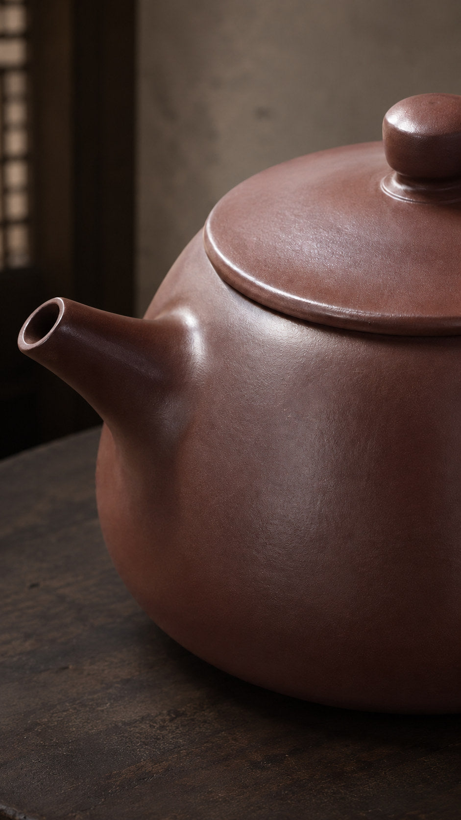 Handmade Flat-Lid Shipiao Yixing Zisha Teapot – Zipao Yusha Clay, 160ml