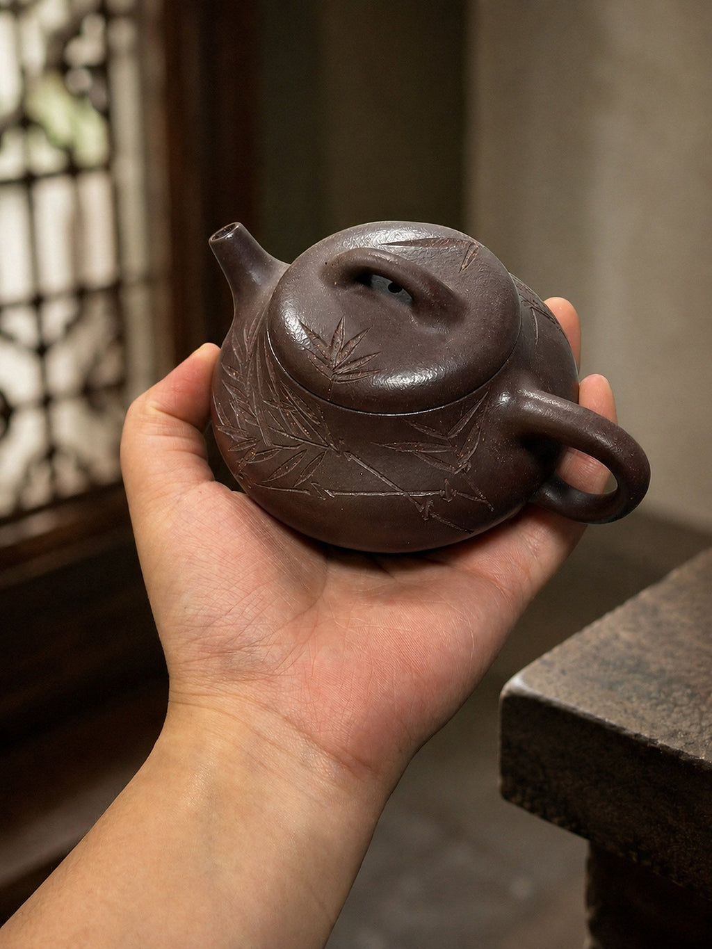 Shipiao Yixing Zisha Teapot – Ziyu Jinsha Clay, 180ml