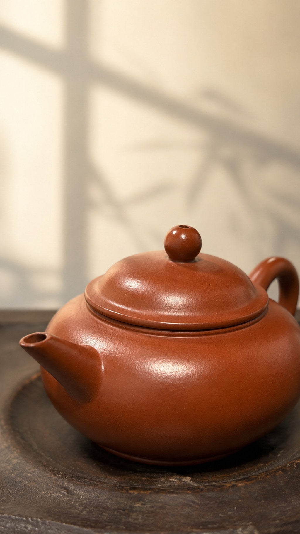 Handmade Shuiping Yixing Zisha Teapot – Dahongpao Clay, 100ml