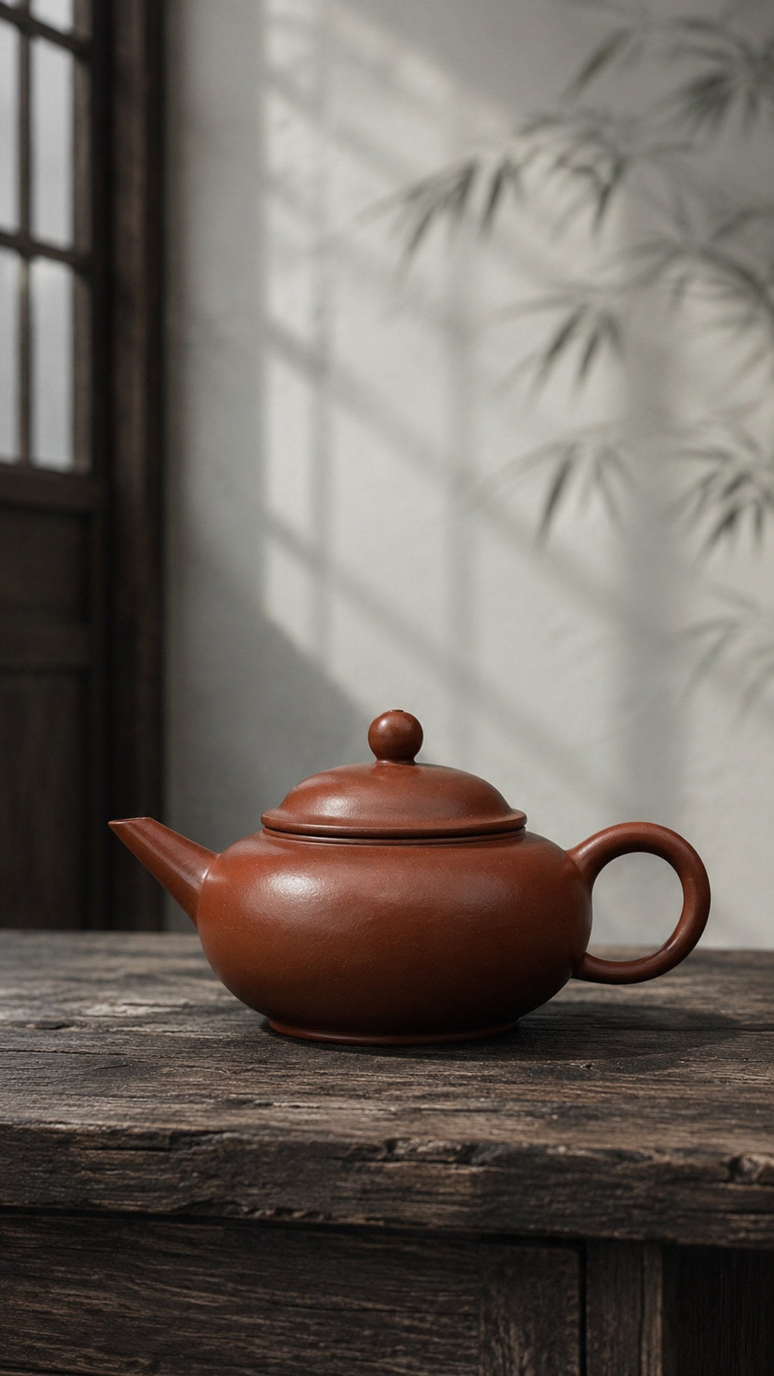 Handmade Shuiping Yixing Zisha Teapot – Dahongpao Clay, 100ml