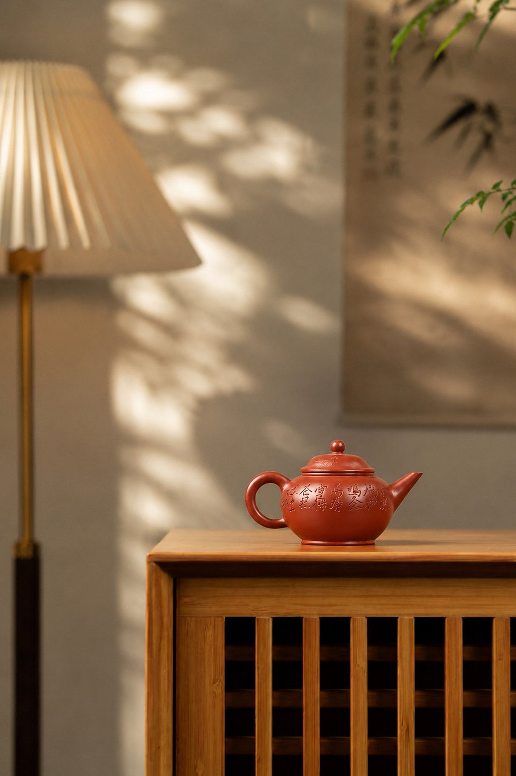 Shuiping Yixing Zisha Teapot – Hongpilong Clay, 120ml