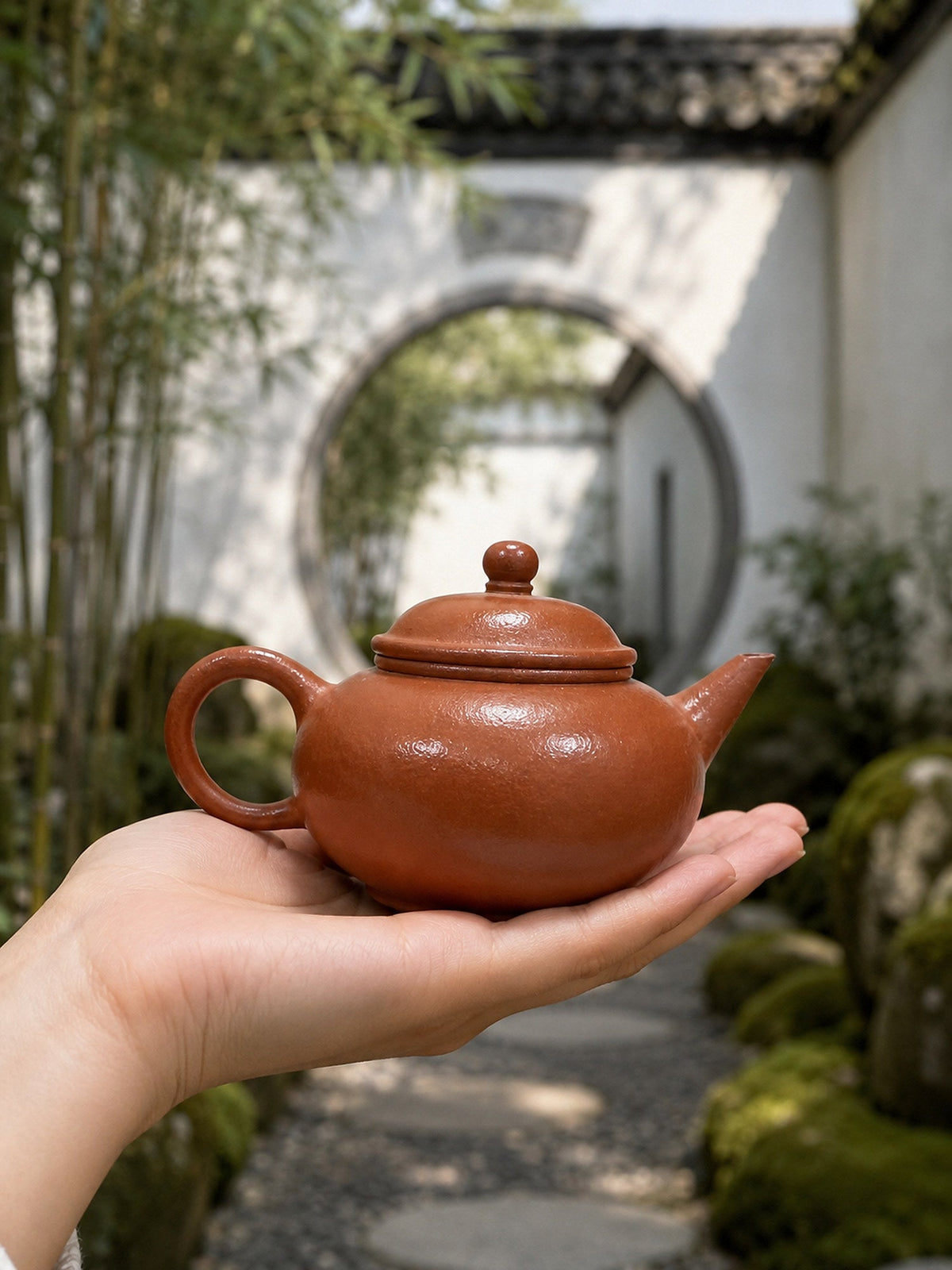 Handmade Shuiping Yixing Zisha Teapot – Jiangponi Clay, 140ml