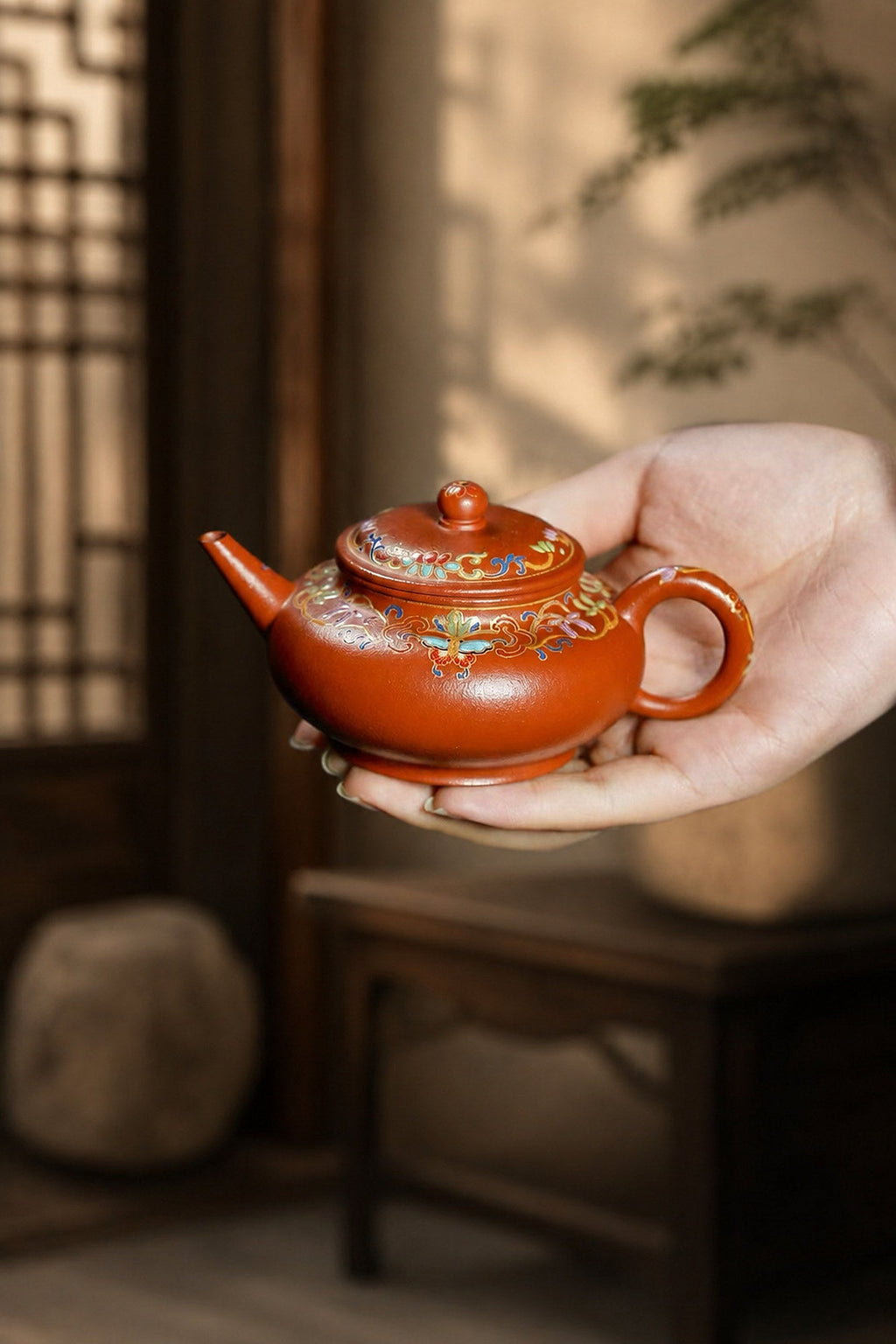 Shuiping Yixing Zisha Teapot – Zhuni Clay, 130ml