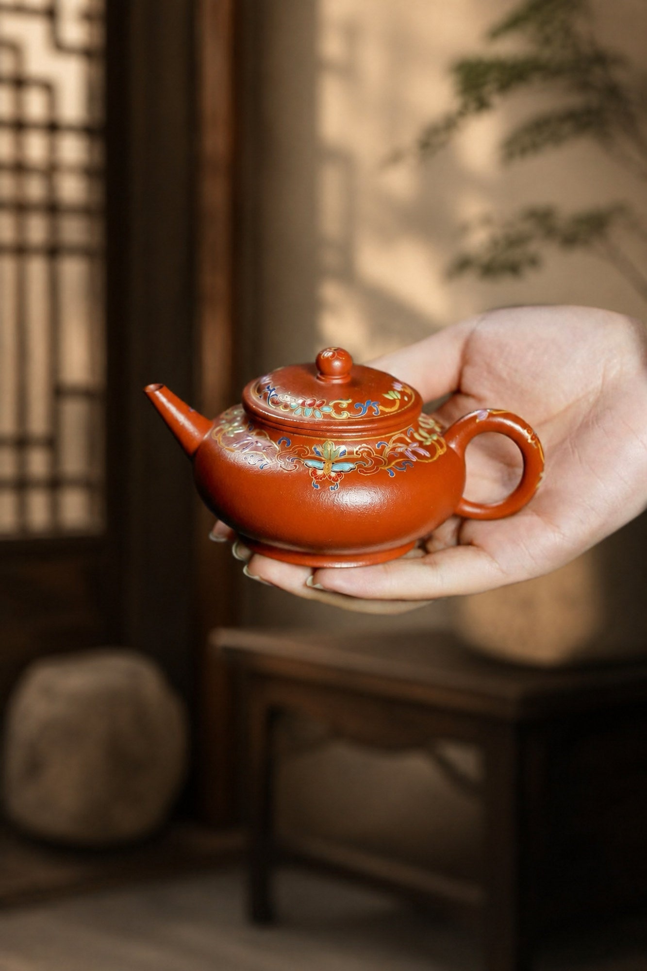 Shuiping Yixing Zisha Teapot – Zhuni Clay, 130ml