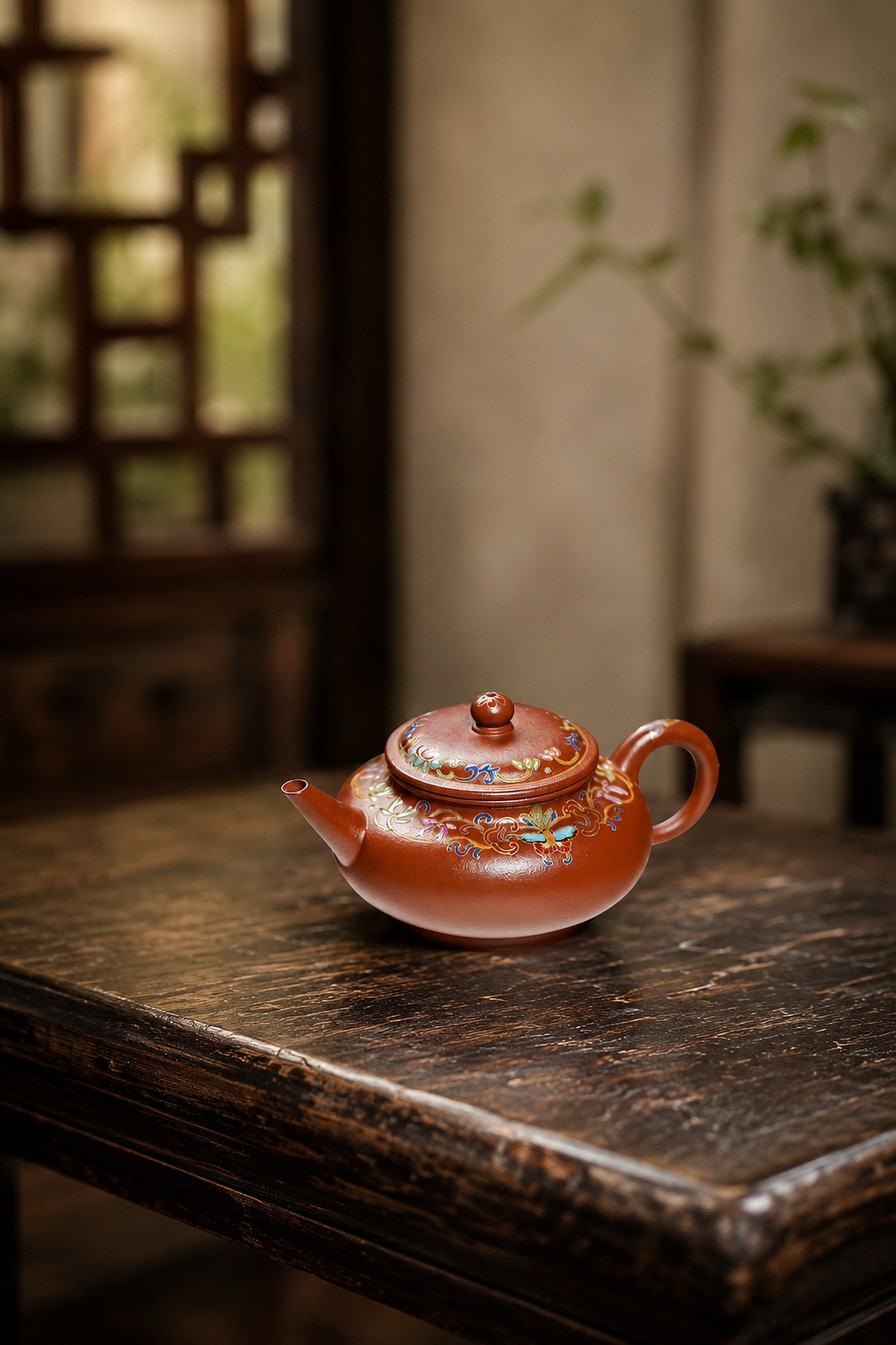 Shuiping Yixing Zisha Teapot – Zhuni Clay, 130ml