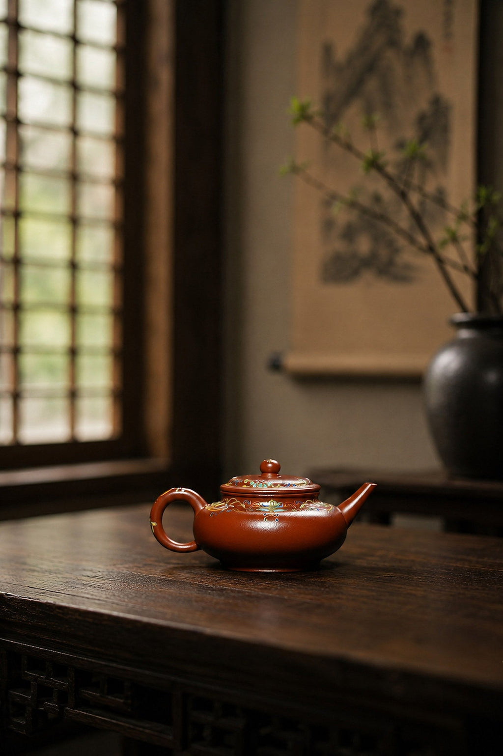 Shuiping Yixing Zisha Teapot – Zhuni Clay, 130ml