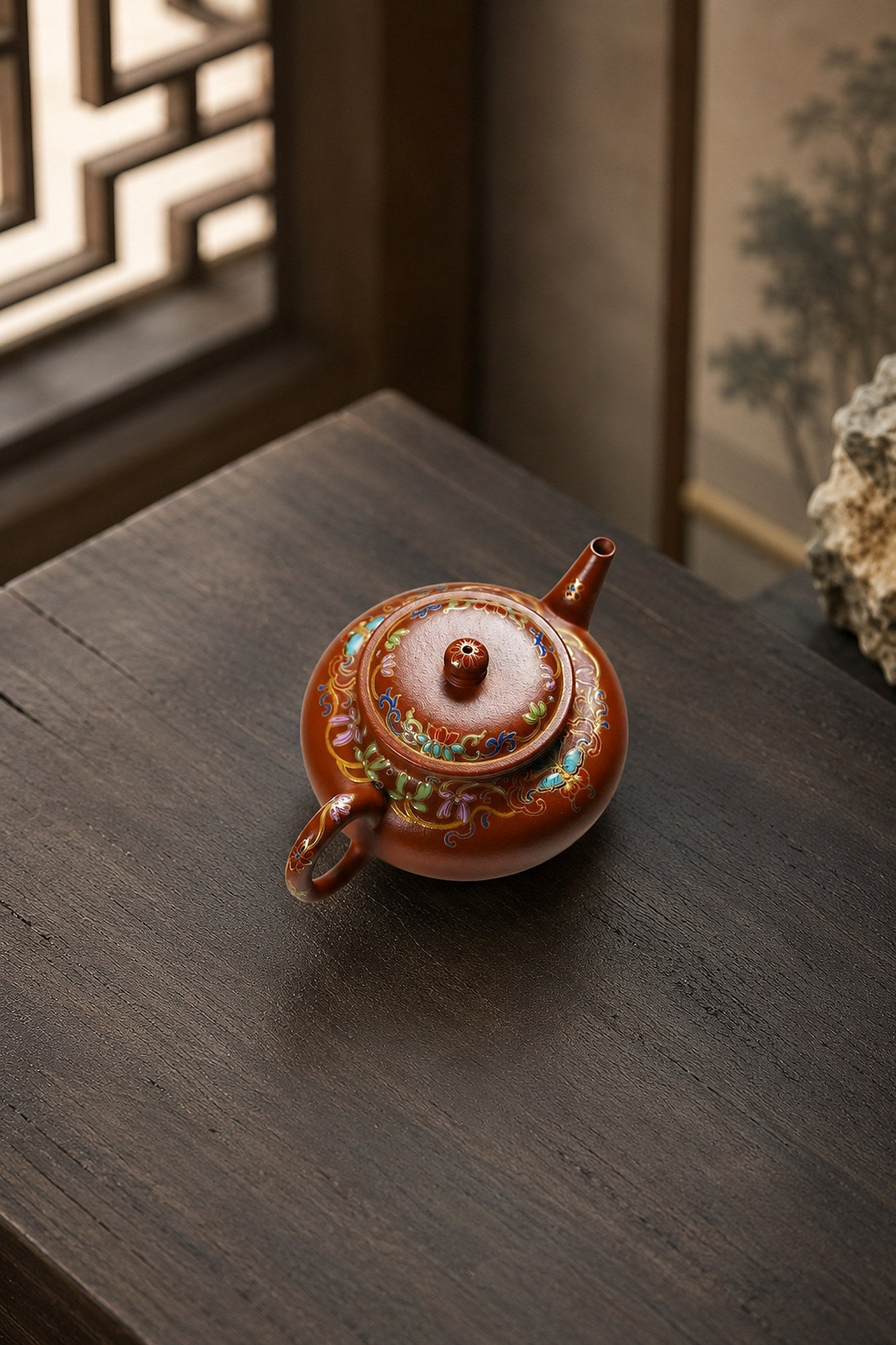 Shuiping Yixing Zisha Teapot – Zhuni Clay, 130ml