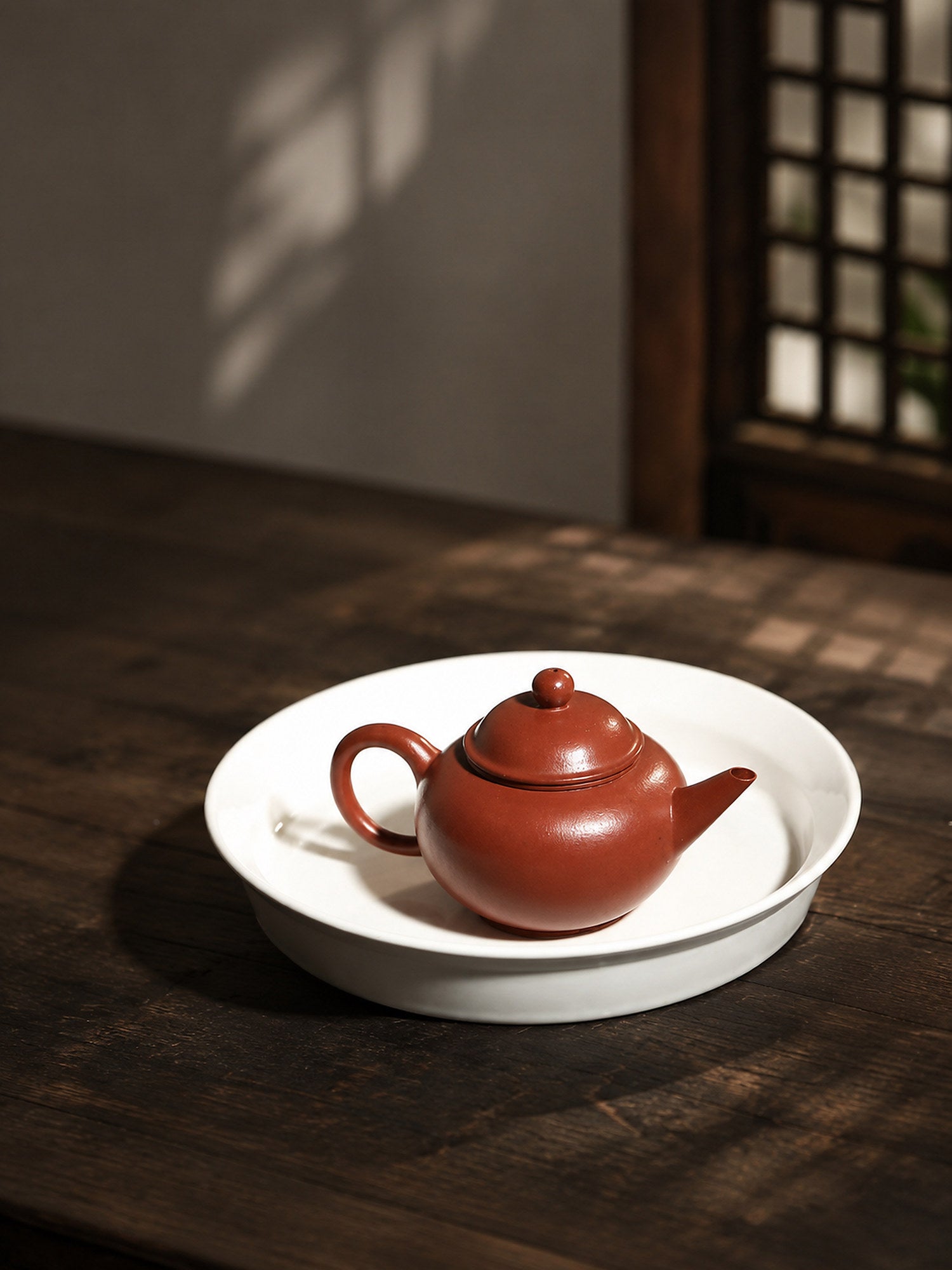 Handmade Shuiping Yixing Zisha Teapot – Zhuni Clay, 80ml