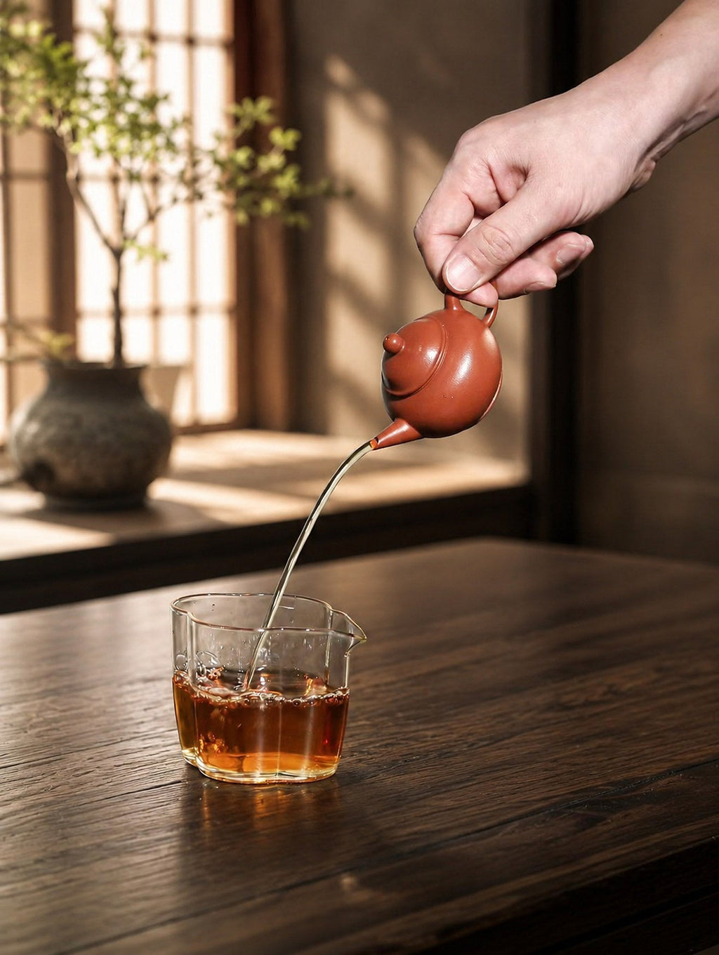 Handmade Shuiping Yixing Zisha Teapot – Zhuni Clay, 80ml