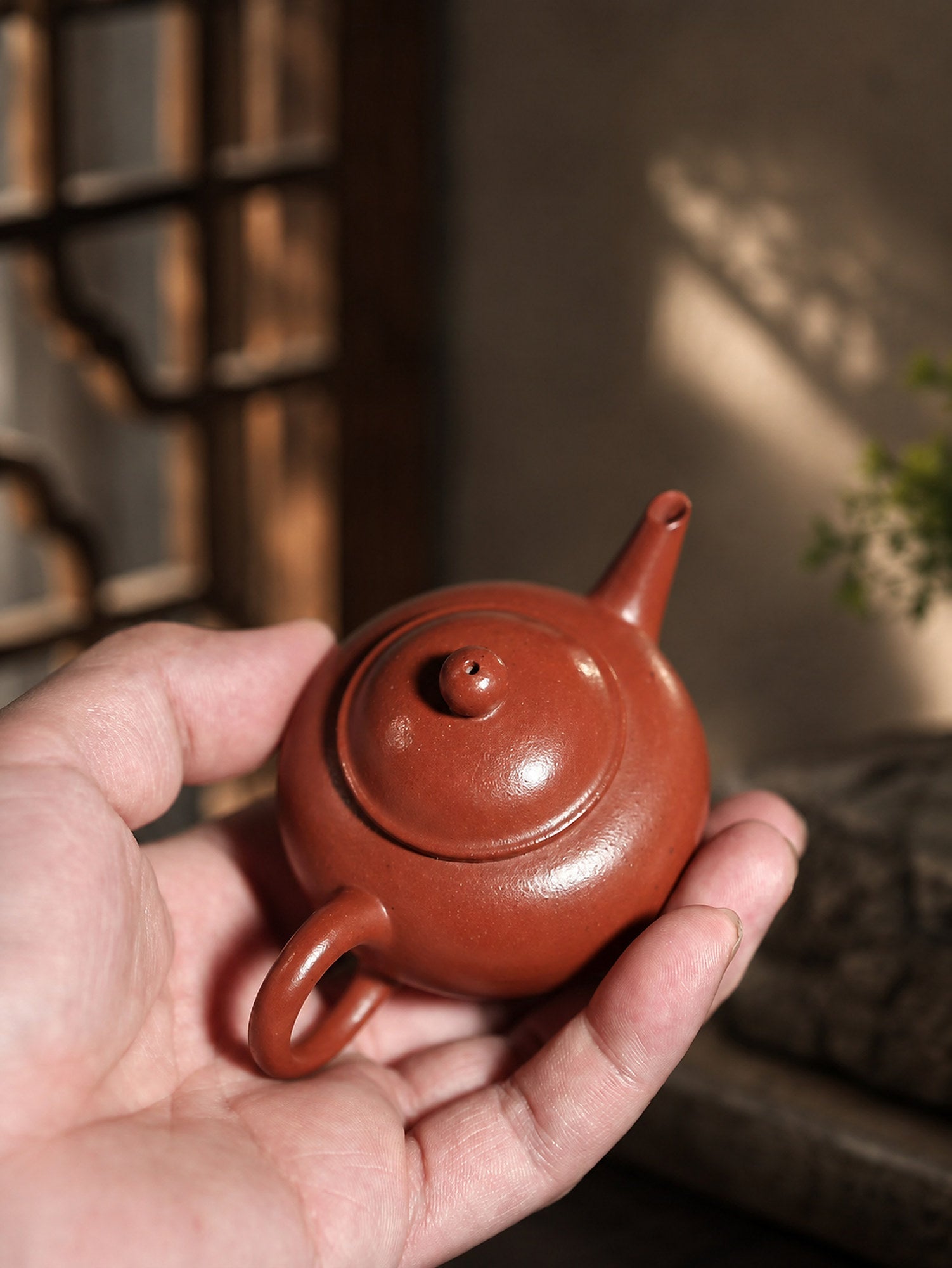 Handmade Shuiping Yixing Zisha Teapot – Zhuni Clay, 80ml