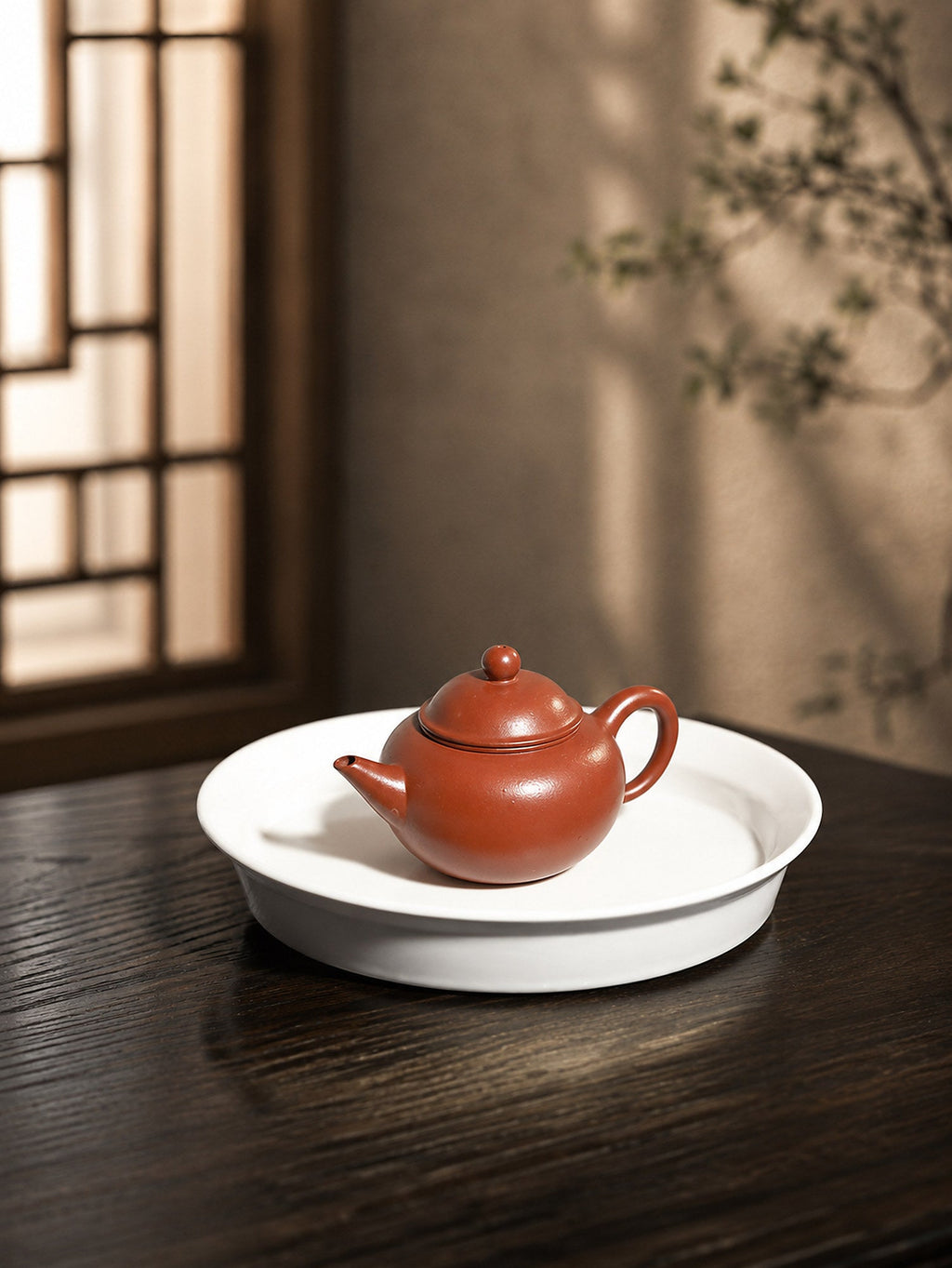 Handmade Shuiping Yixing Zisha Teapot – Zhuni Clay, 80ml