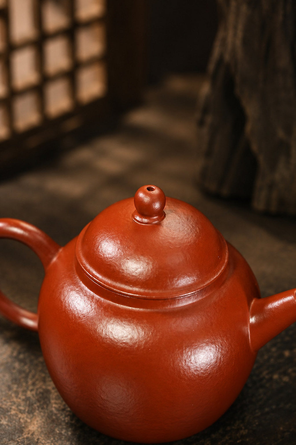 Handmade Shuiping Yixing Zisha Teapot – Zhuni Clay, 100ml