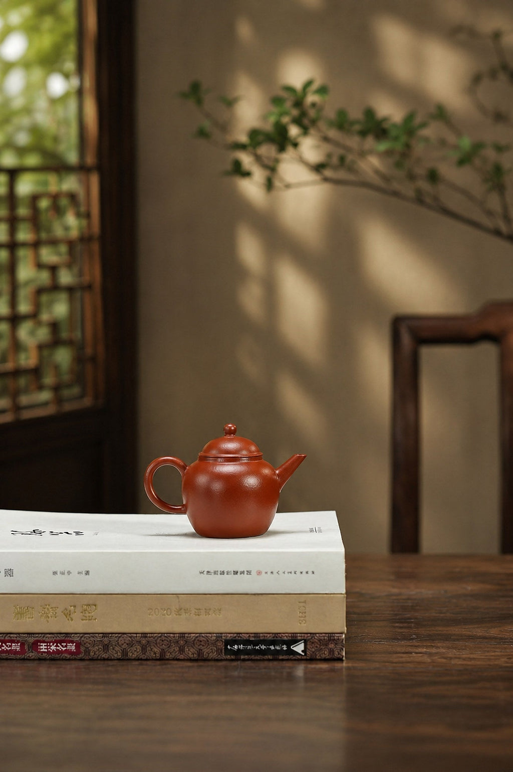 Handmade Shuiping Yixing Zisha Teapot – Zhuni Clay, 100ml