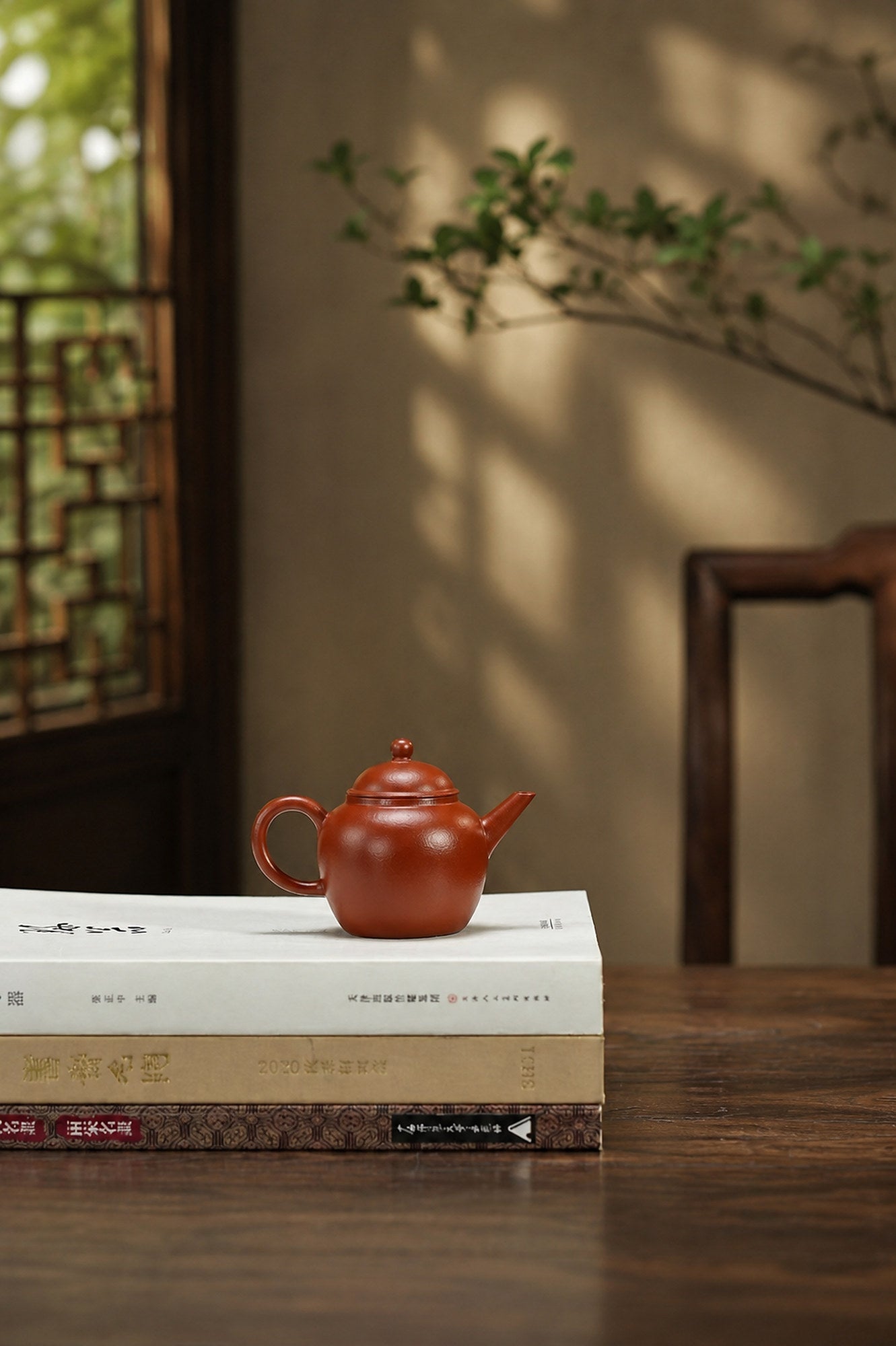 Handmade Shuiping Yixing Zisha Teapot – Zhuni Clay, 100ml