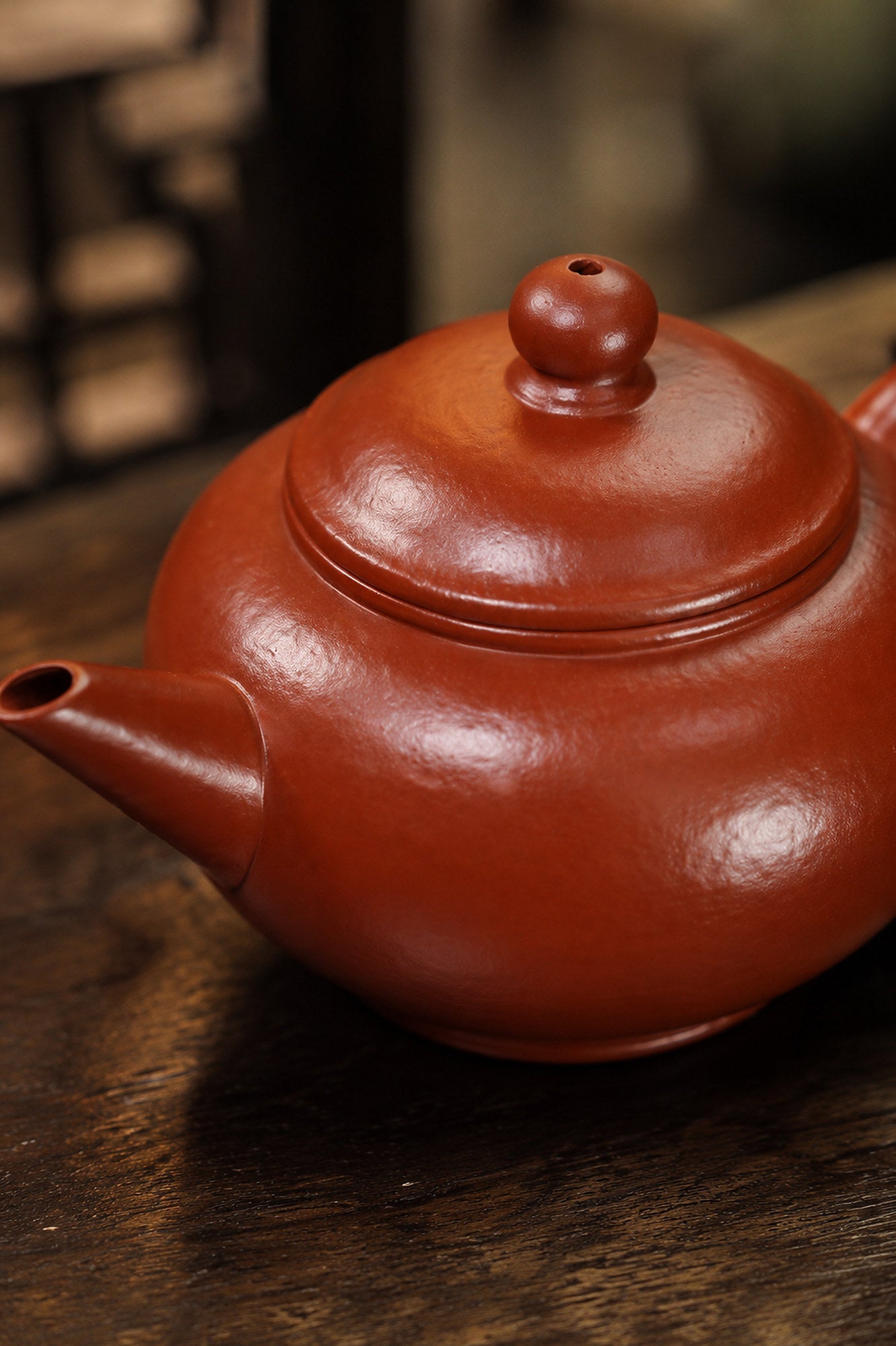 Handmade Shuiping Yixing Zisha Teapot – Zhuni Clay, 70ml