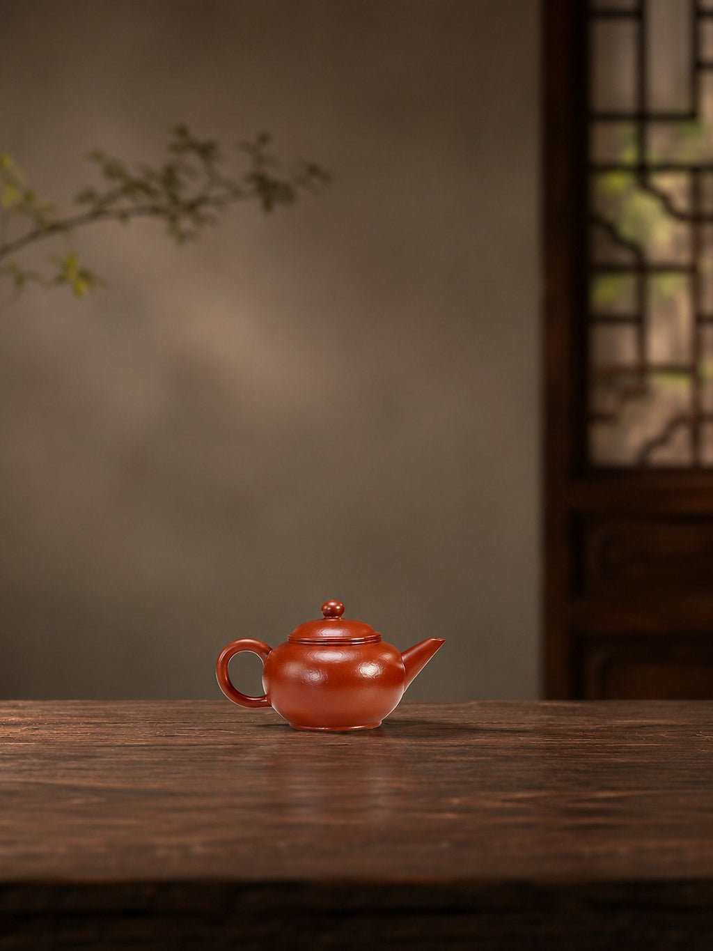 Handmade Shuiping Yixing Zisha Teapot – Zhuni Clay, 70ml
