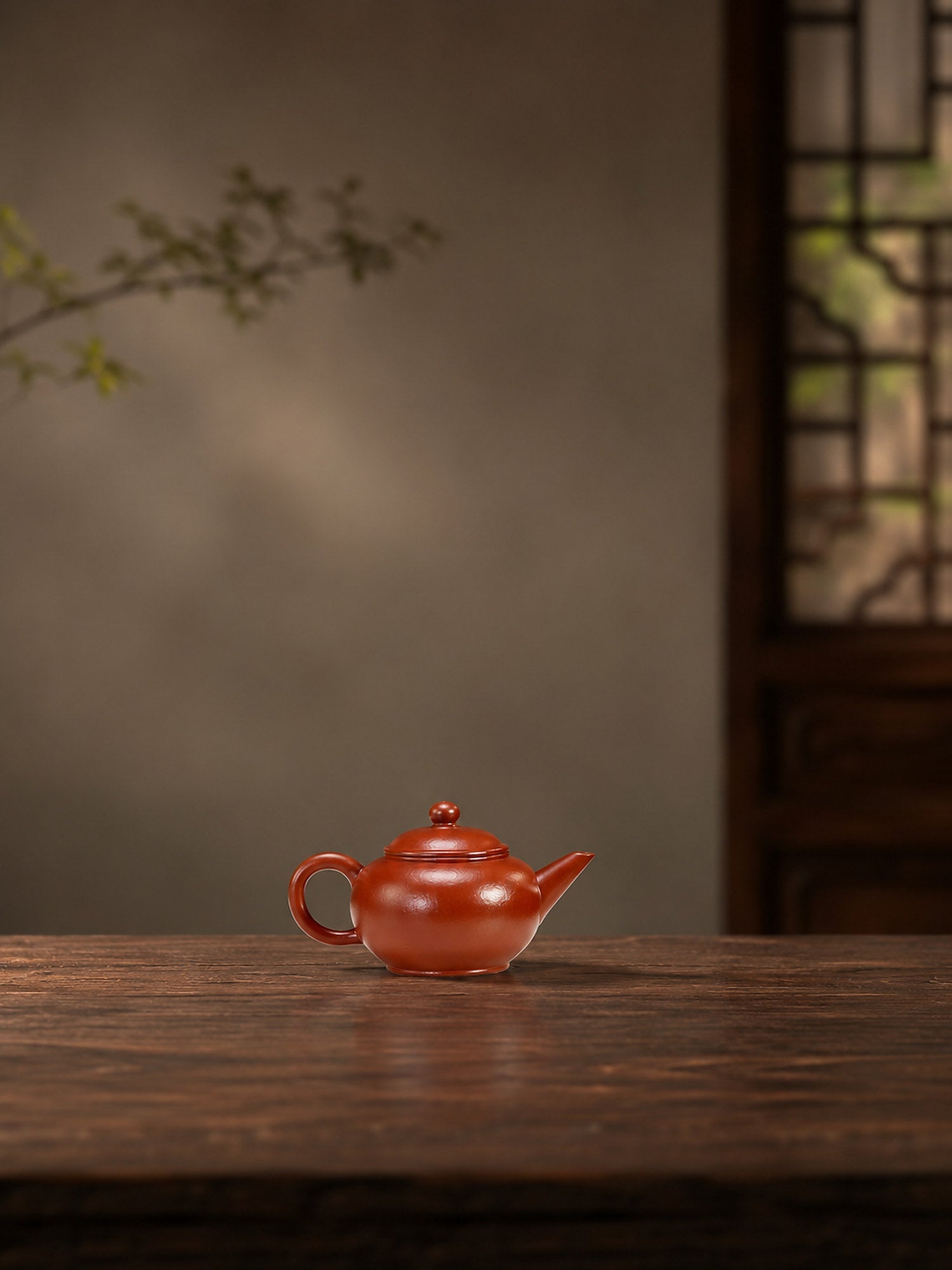 Handmade Shuiping Yixing Zisha Teapot – Zhuni Clay, 70ml