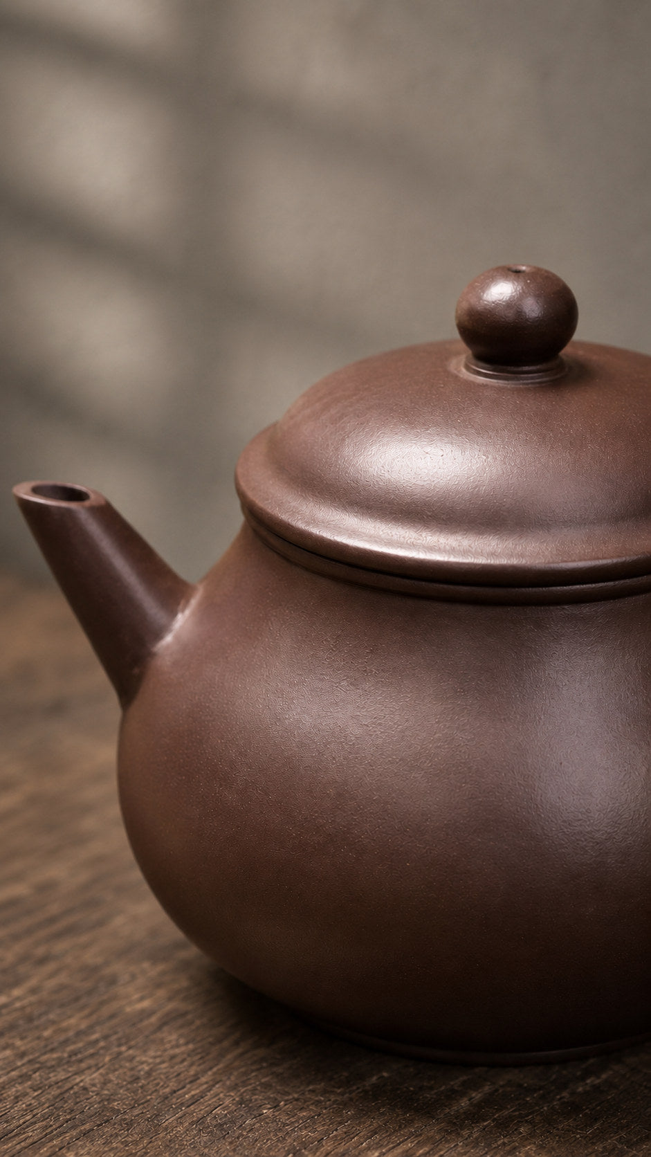 Handmade Shuiping Yixing Zisha Teapot – Zipao Yusha Clay, 100ml