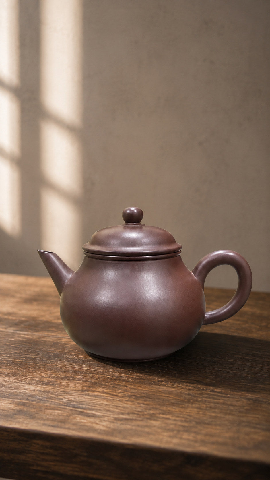 Handmade Shuiping Yixing Zisha Teapot – Zipao Yusha Clay, 100ml