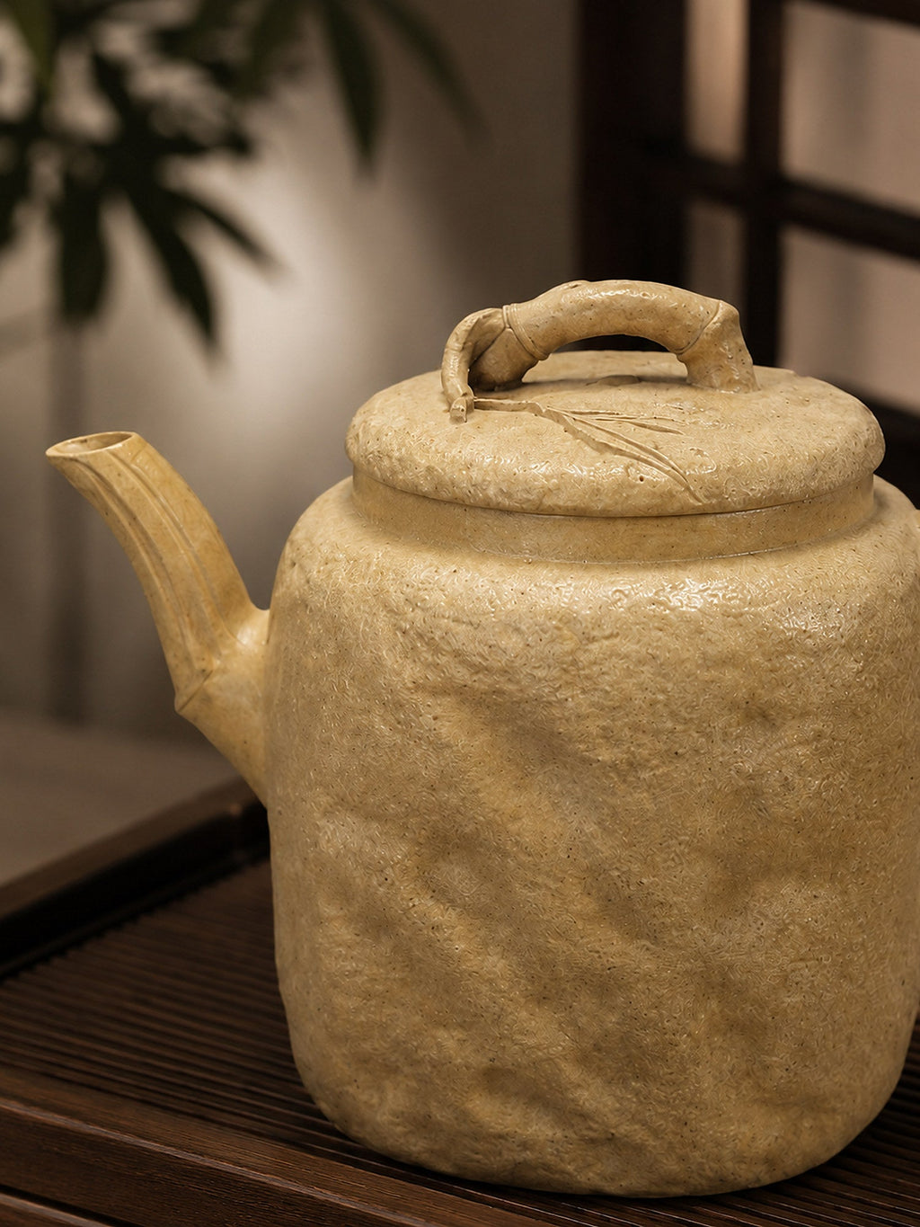 Square Form Yixing Zisha Teapot – Aged Duanni Clay, 120ml
