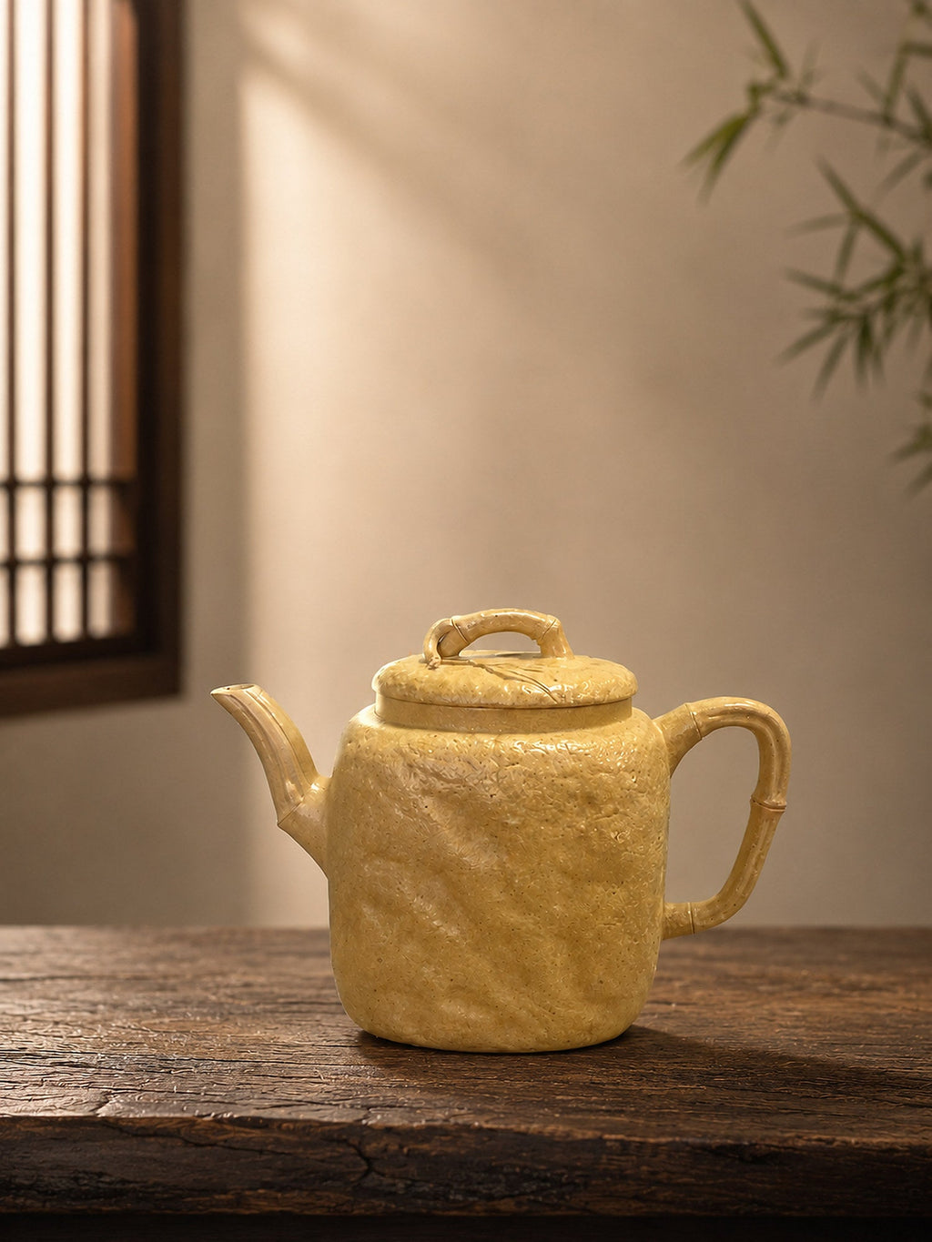 Square Form Yixing Zisha Teapot – Aged Duanni Clay, 120ml