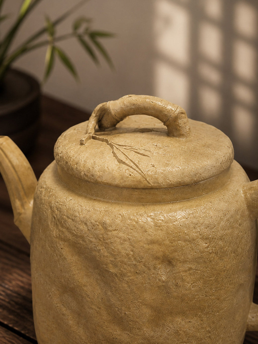 Square Form Yixing Zisha Teapot – Aged Duanni Clay, 120ml