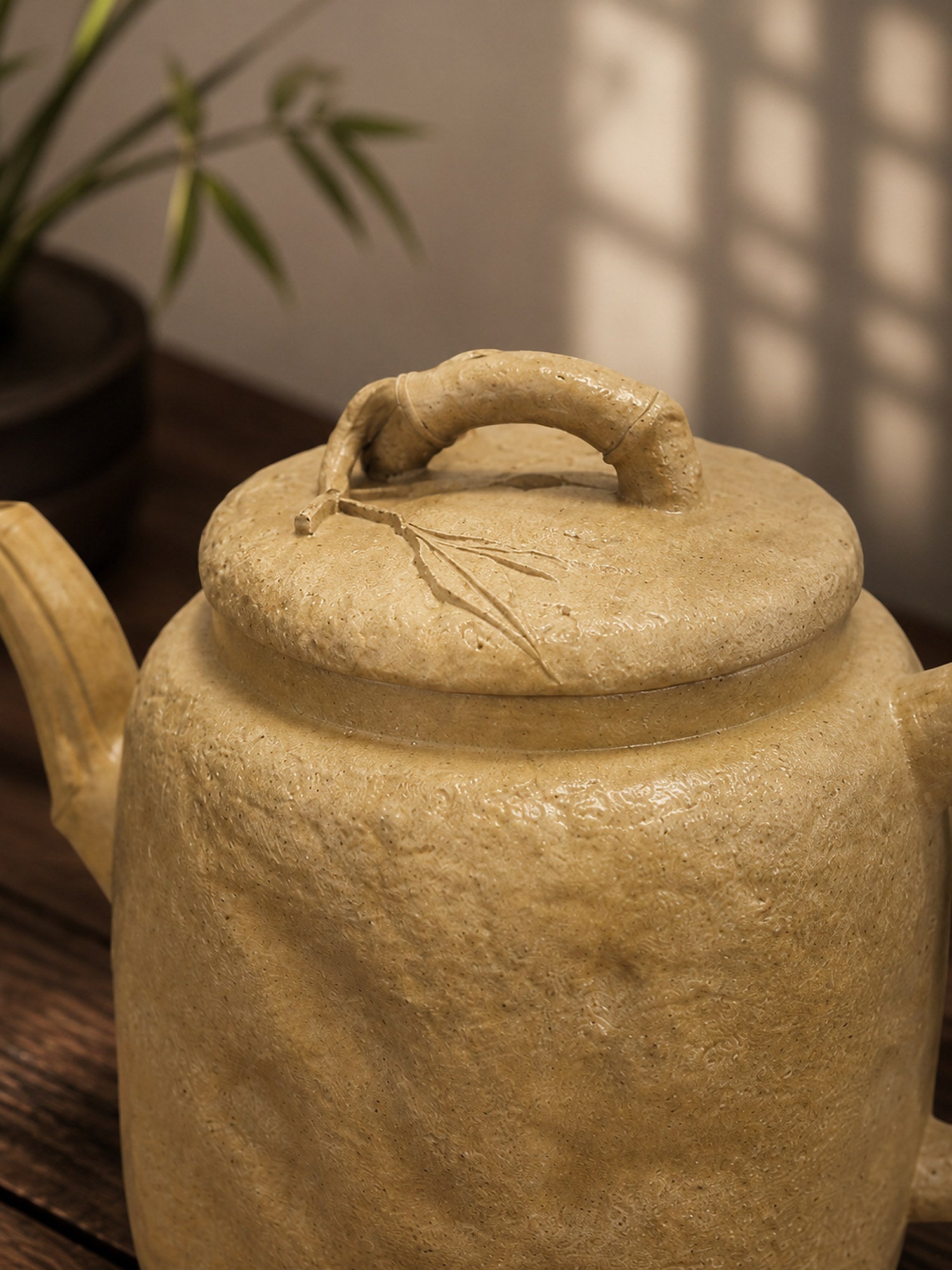Square Form Yixing Zisha Teapot – Aged Duanni Clay, 120ml