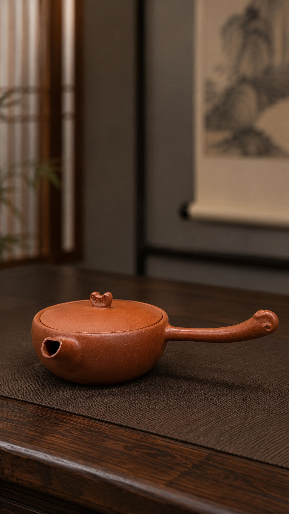 Handmade Ru Yi Tang Yu Yixing Zisha Teapot – Jiangponi Clay, 80ml