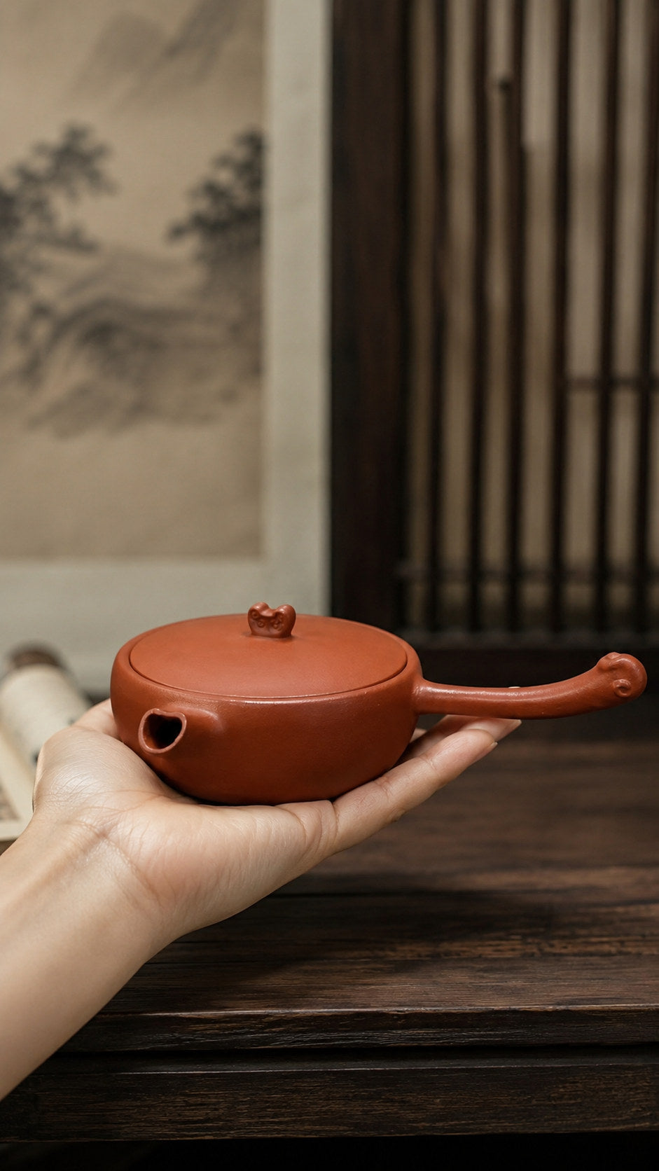 Handmade Ru Yi Tang Yu Yixing Zisha Teapot – Jiangponi Clay, 80ml