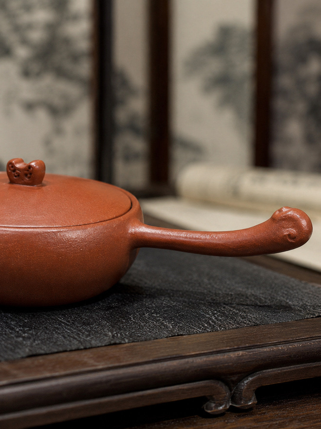 Handmade Ru Yi Tang Yu Yixing Zisha Teapot – Jiangponi Clay, 80ml