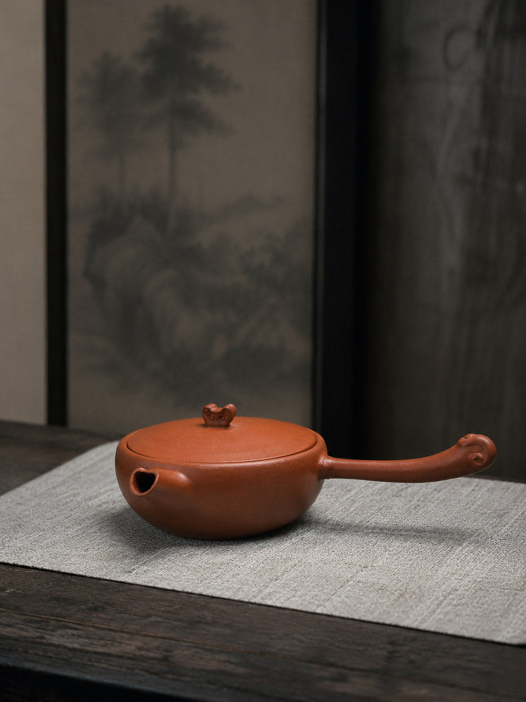 Handmade Ru Yi Tang Yu Yixing Zisha Teapot – Jiangponi Clay, 80ml