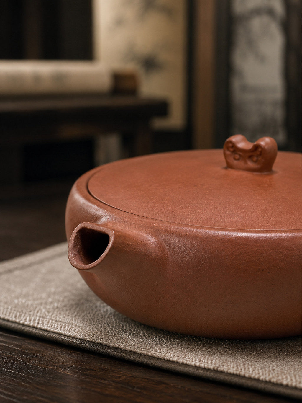 Handmade Ru Yi Tang Yu Yixing Zisha Teapot – Jiangponi Clay, 80ml